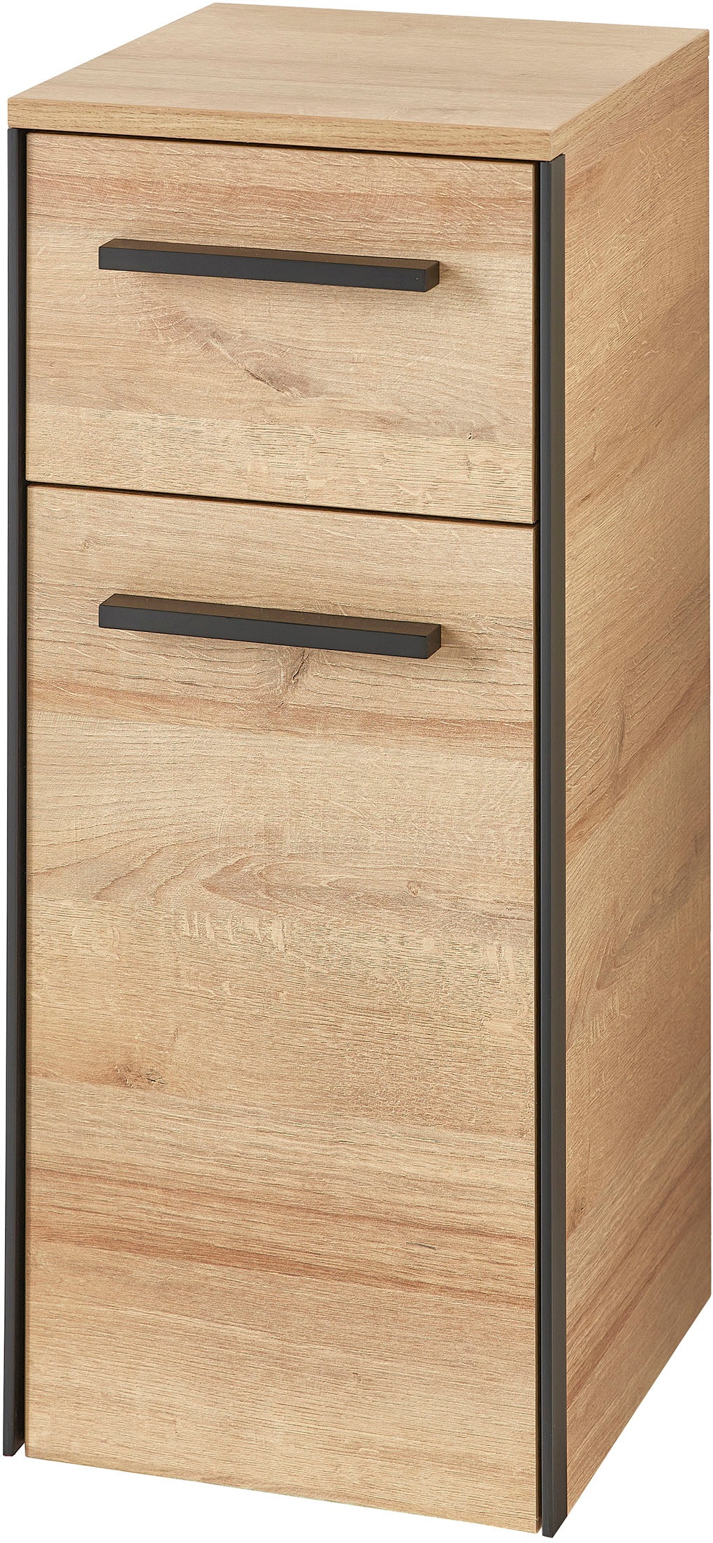 Saphir Badmöbel-Set »Quickset 395 5-teilig, Waschbeckenunterschrank mit LED-Spiegelschrank«, (6 St.), Unterschrank, Hängeschrank, Midischrank, inkl. Türdämpfer, 7 Türen