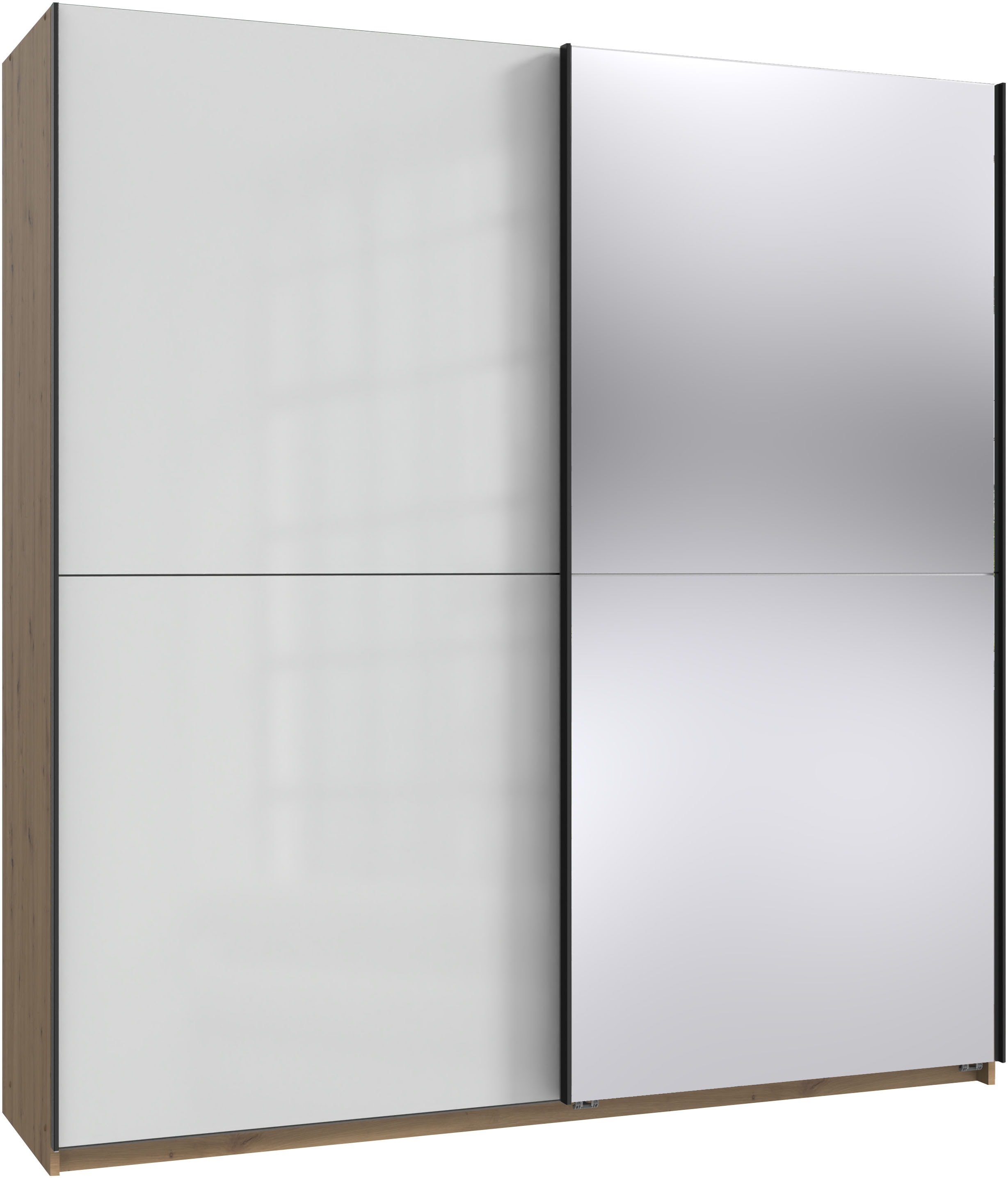 Wimex "Mugano, B/T/H 135 oder 180/65/198cm, Made in Germany" wähle Deine Ausstattung: Basic oder Premium, 2 Schwebetüren mit oder ohne Spiegel, Metallgriffe