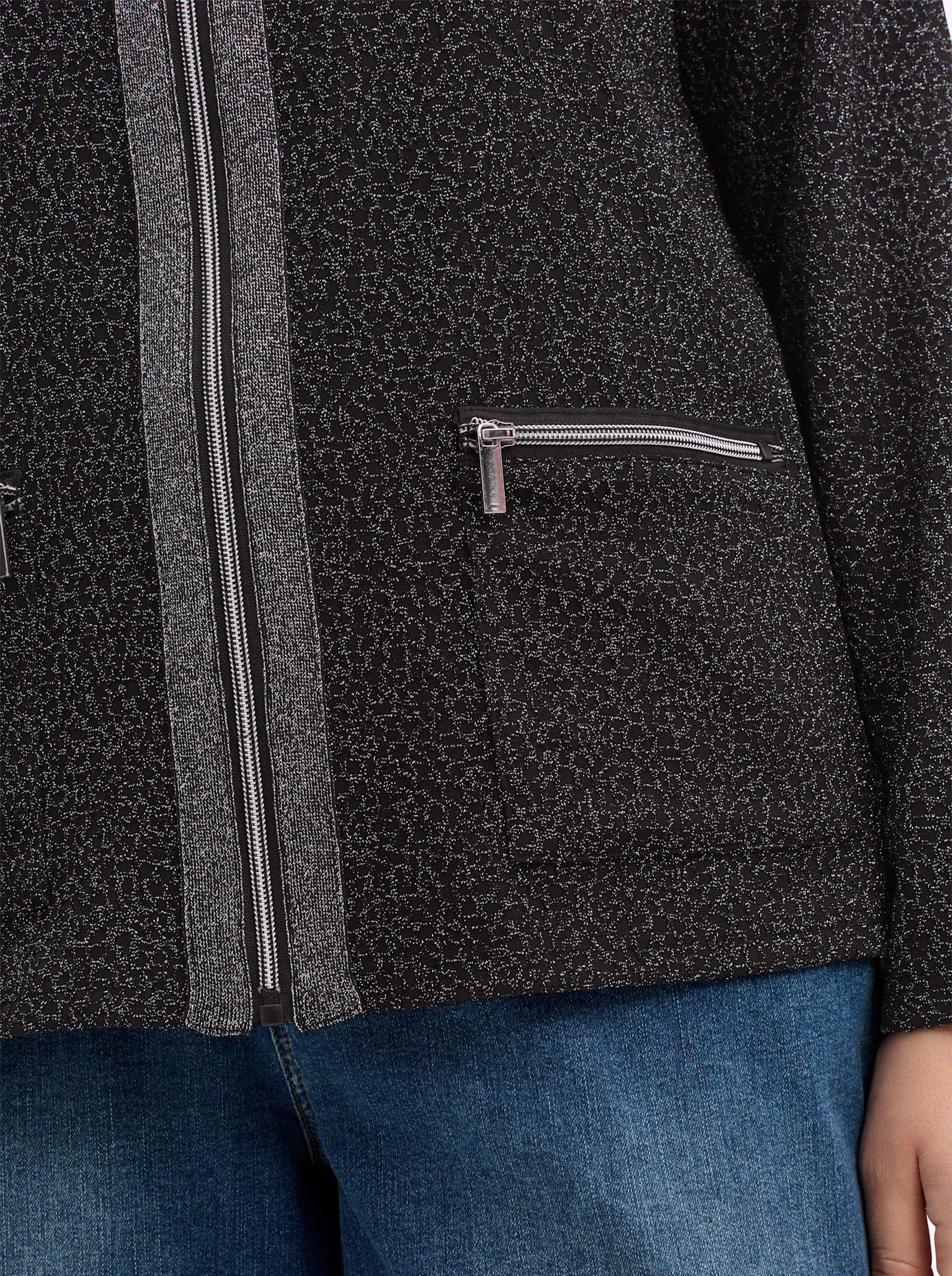 Sheego Shirtjacke »Sweatjacke«, (1 tlg.)