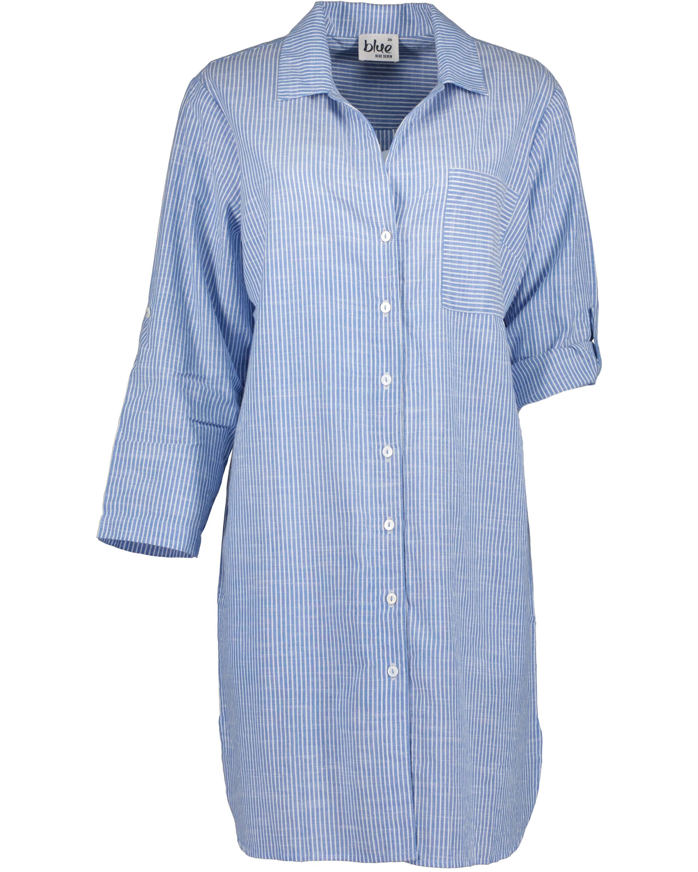 Blue Seven Sommerkleid "Blue Seven Hemdblusenkleid" 1 Stk. tlg. Brusttasche günstig online kaufen
