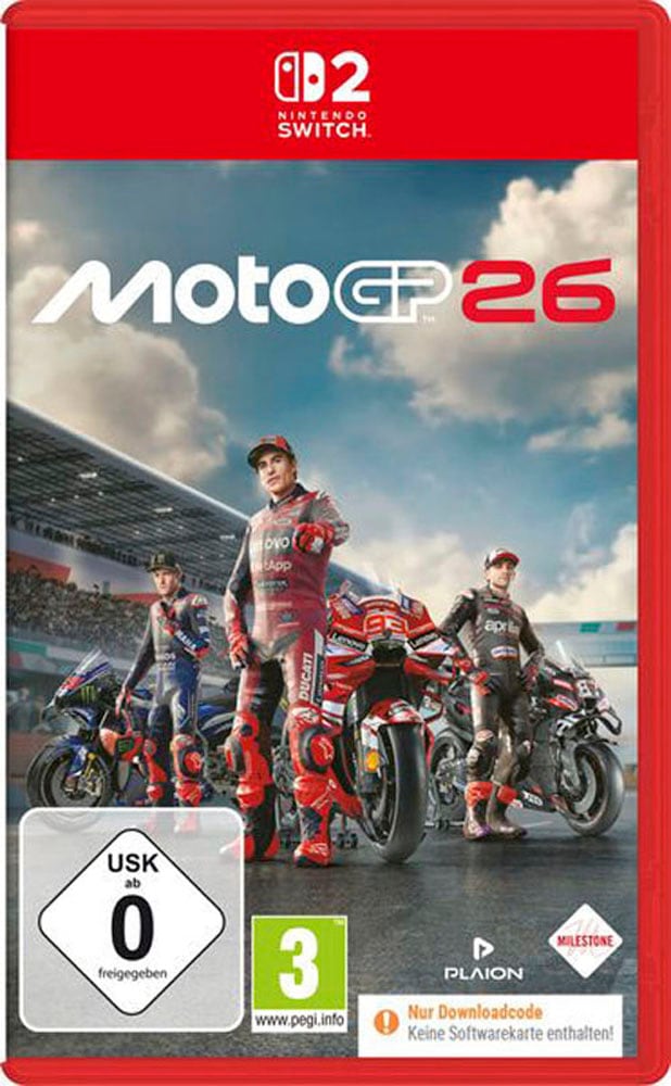 MILESTONE Spielesoftware "MotoGP 26 (Code in a Box)", rot (ohne farbbezeichnung), Nintendo Switch 2, Spielesoftware