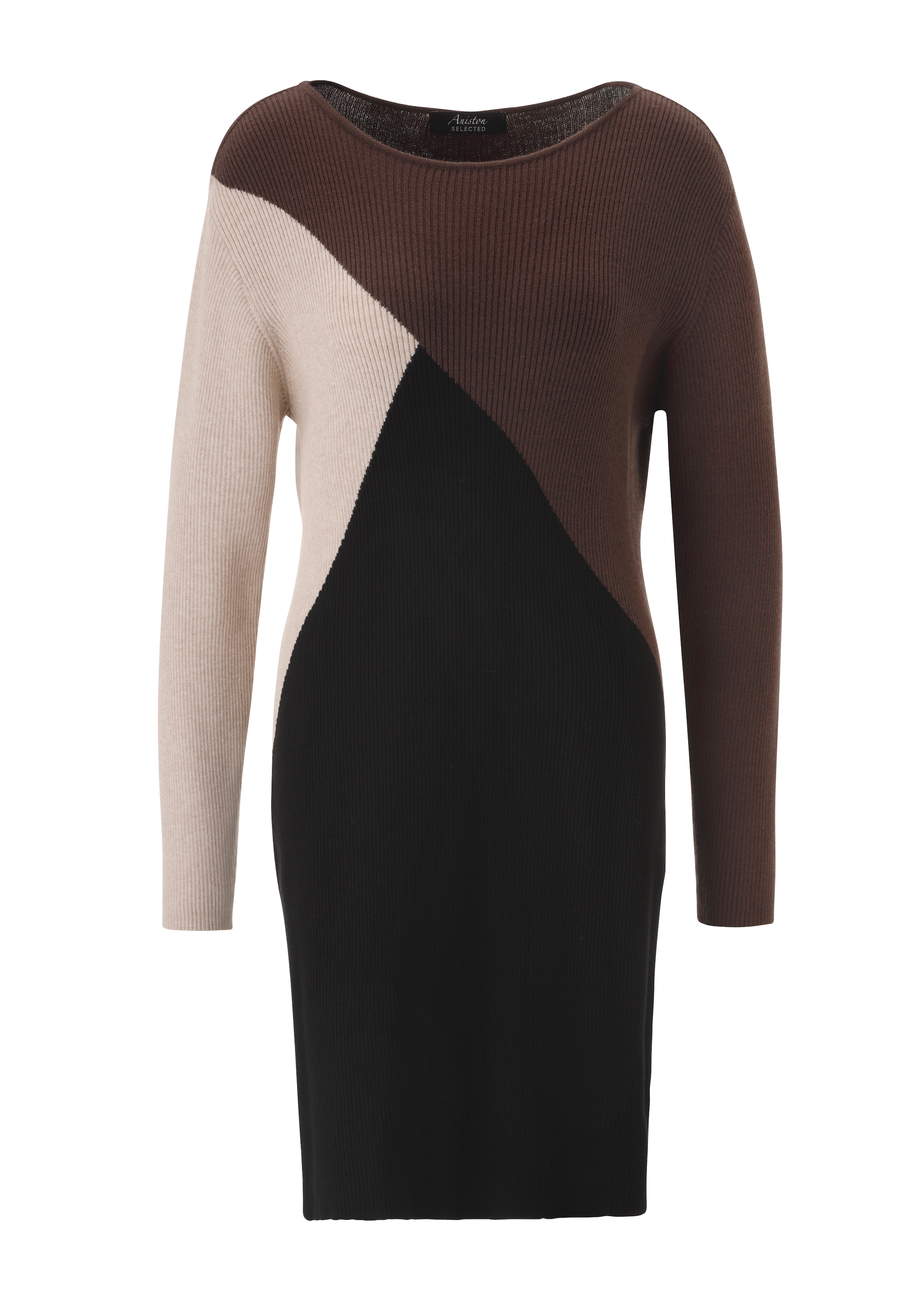 Aniston SELECTED Strickkleid aus feinem und weichem Rippstrick - NEUE KOLLEKTION