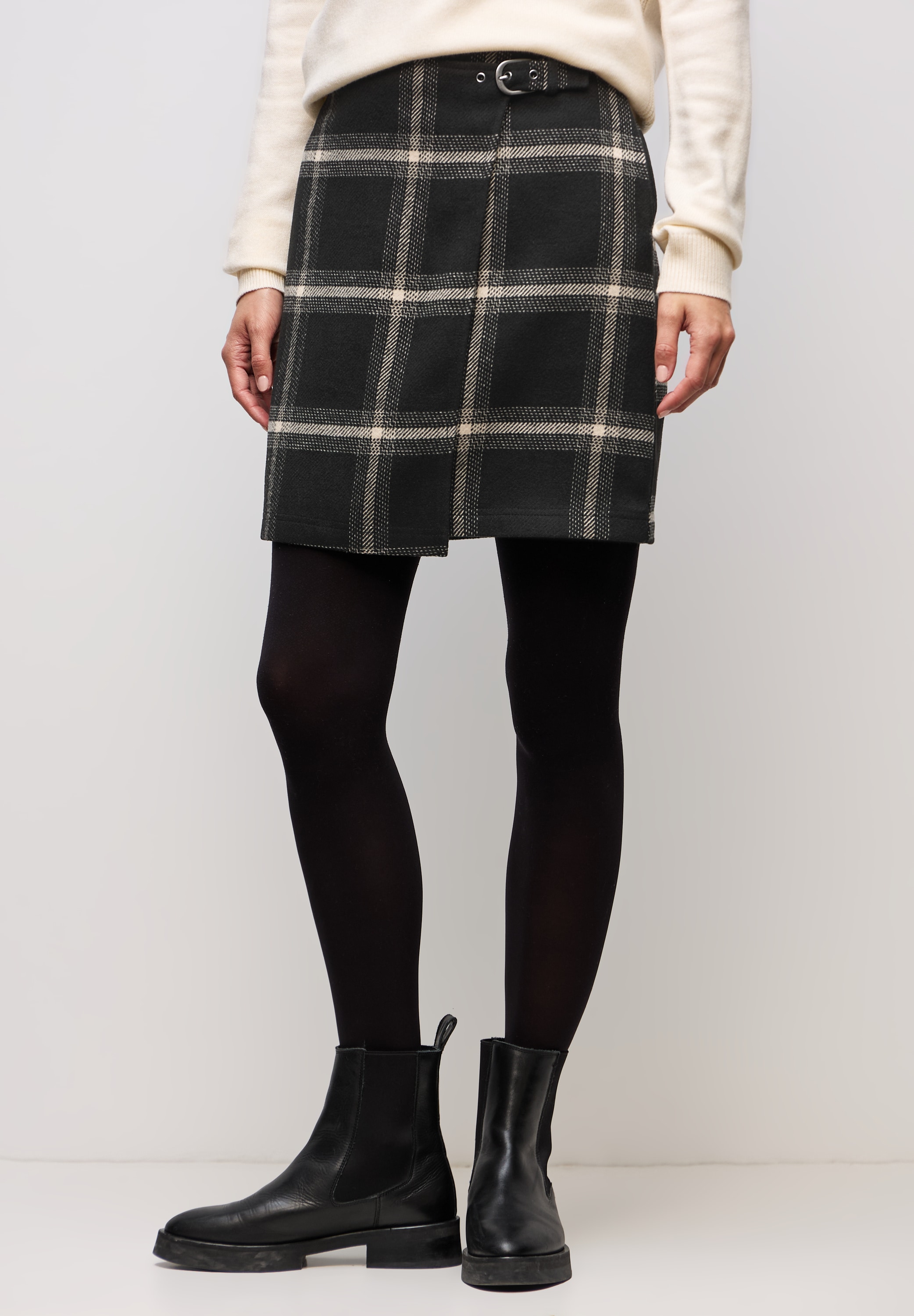 STREET ONE Minirock, mit Karomuster günstig online kaufen