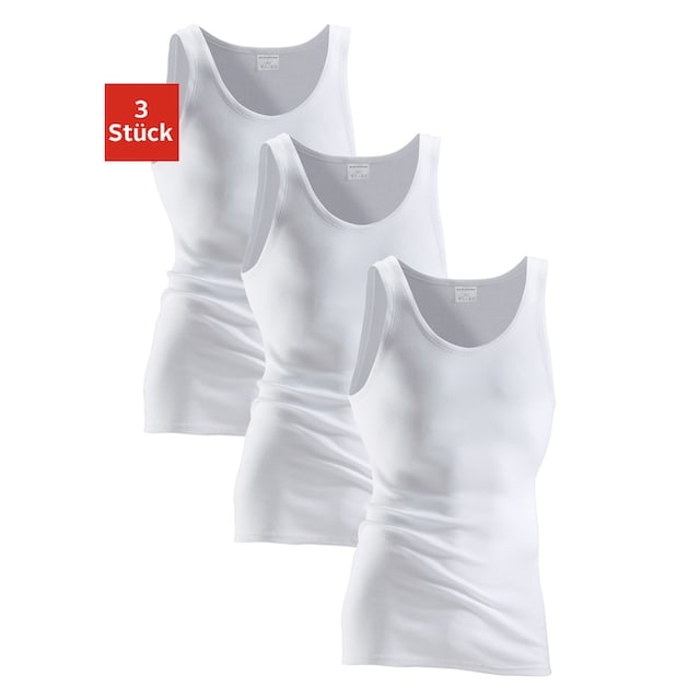Schiesser Unterhemd, (3er-Pack), mit Markenlabel bestellen | BAUR