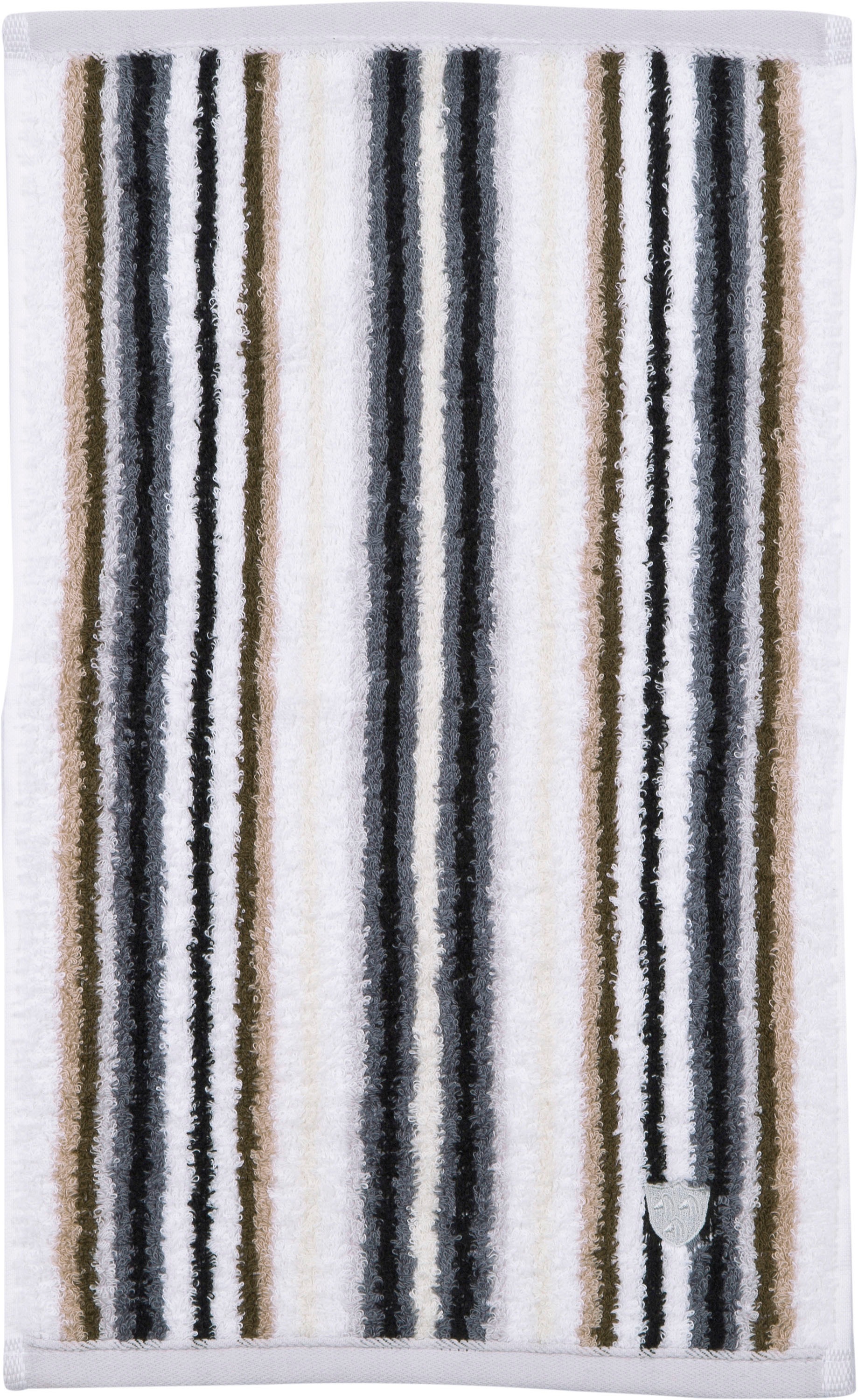 ROSS Gästehandtücher "Multicolor" mit Streifen und gesticktem ROSS-Emblem günstig online kaufen