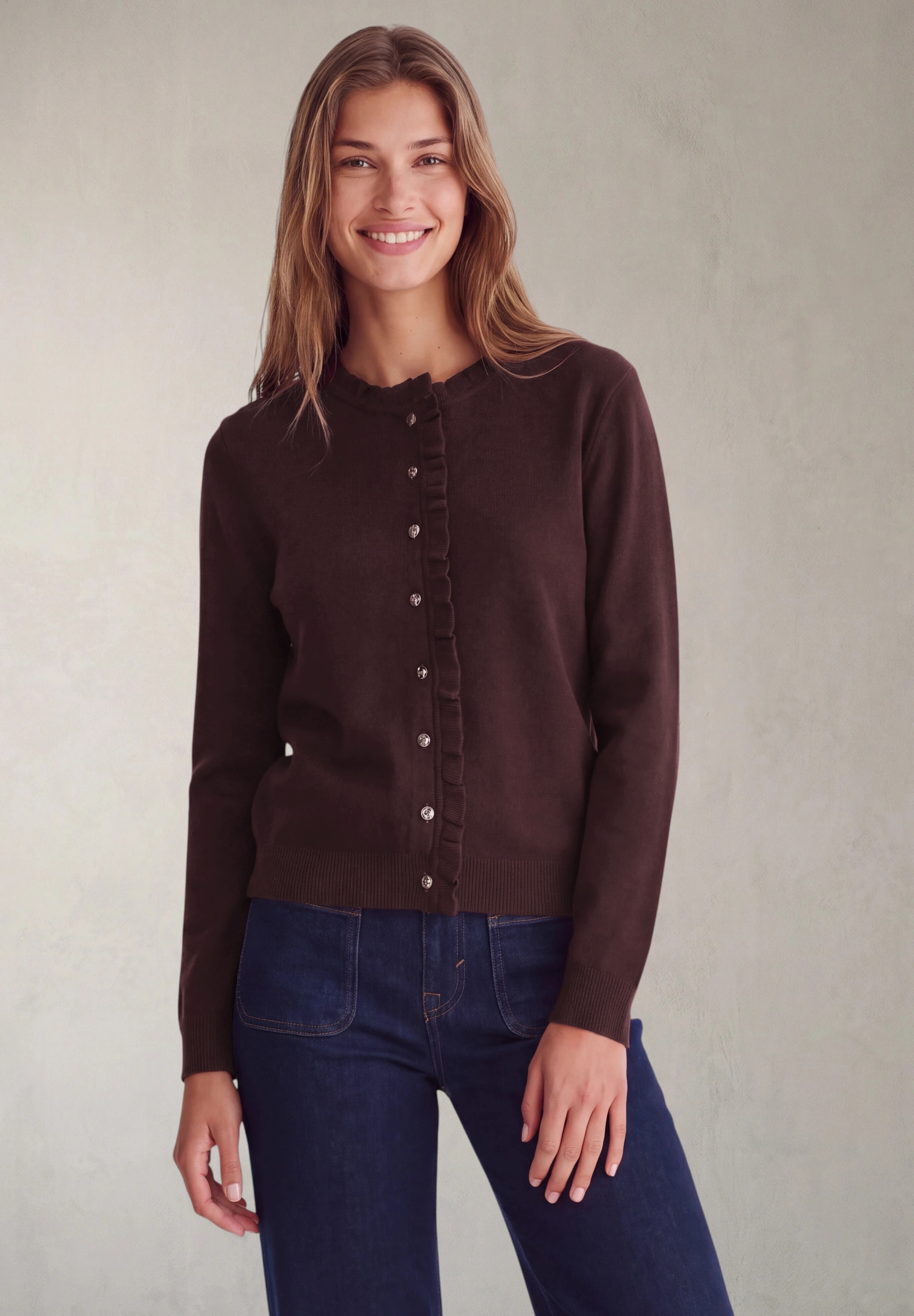 STREET ONE STUDIO Cardigan in Unifarbe