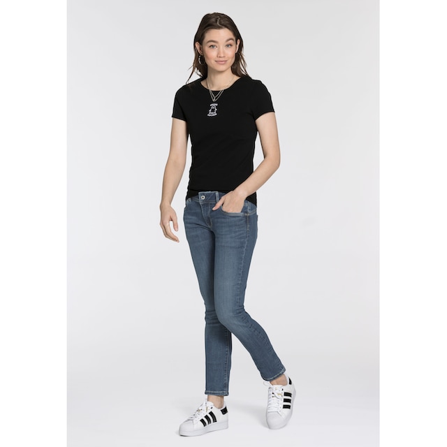 Pepe Jeans Slim-fit-Jeans »NEW BROOKE«, mit 1-Knopf Bund und  Reißverschlusstasche bestellen | BAUR