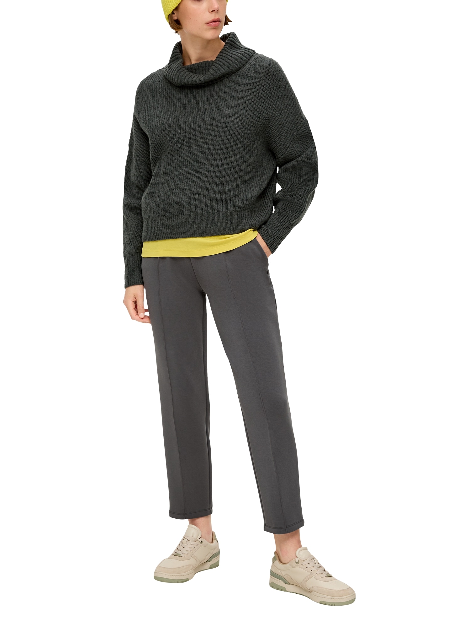 s.Oliver Strickpullover, mit überschnittenen Schultern
