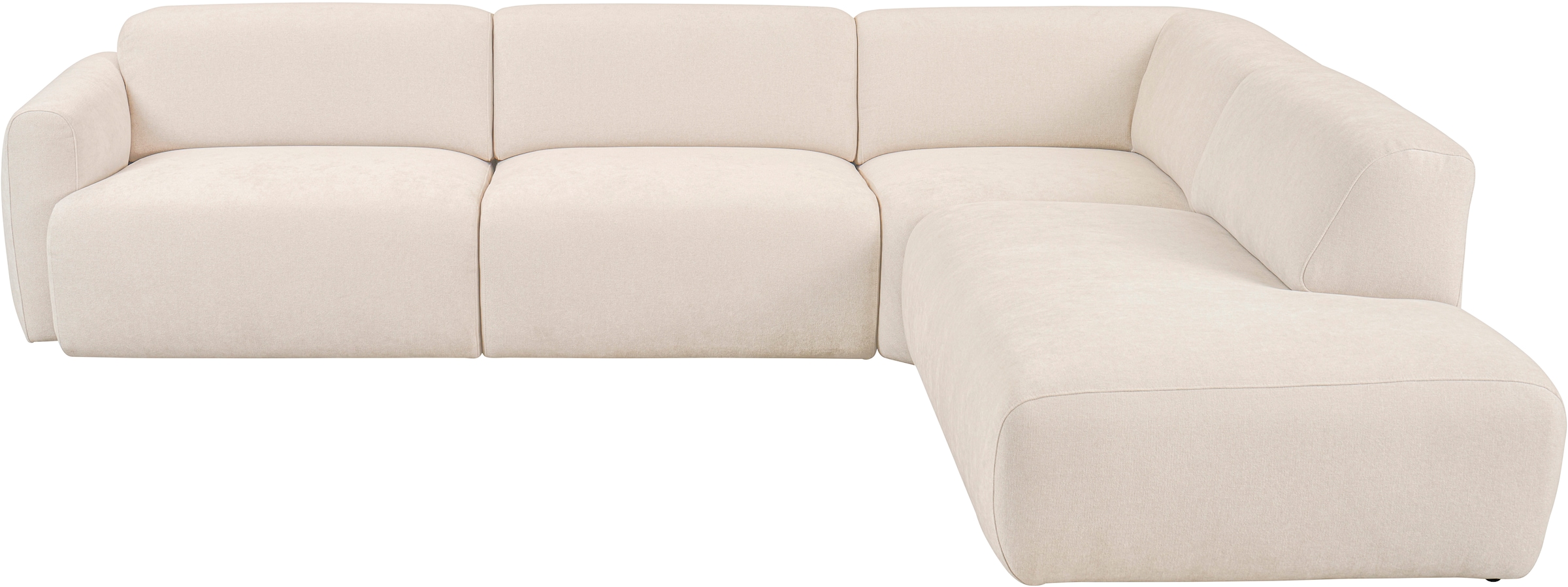 andas Ecksofa »Myrland«, Breite 241 cm, Chenille, Easy Clean Stoff, mit Kaltschaum