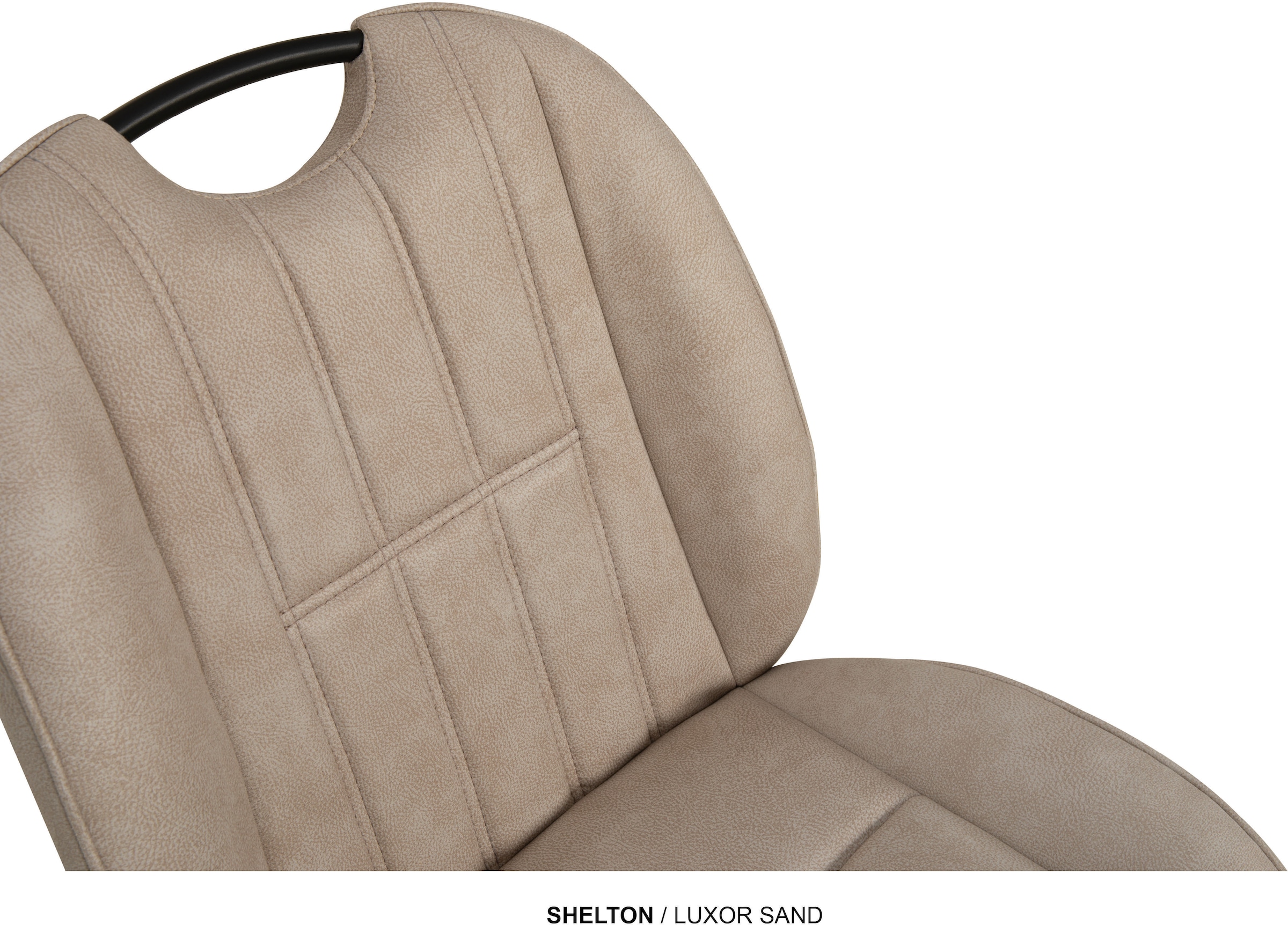 OMG Design Esszimmerstuhl »Shelton« (Set) 2 Stk.Esszimmerstuhl, pflegeleichter Bezug, mit Handgriff