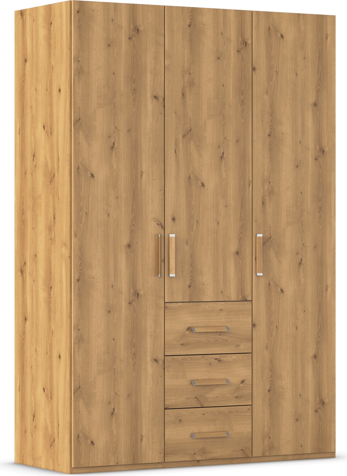 rauch Drehtürenschrank "Kleiderschrank Schrank Garderobe Schlafzimmerschrank EVELYN" in 2 Höhen 197 oder 210 cm erhältlich, inkl. SOFT-CLOSE-FUNKTION, in elegantem Stil mit Schubladen 3 Breiten und 2 Höhen MADE IN GERMANY