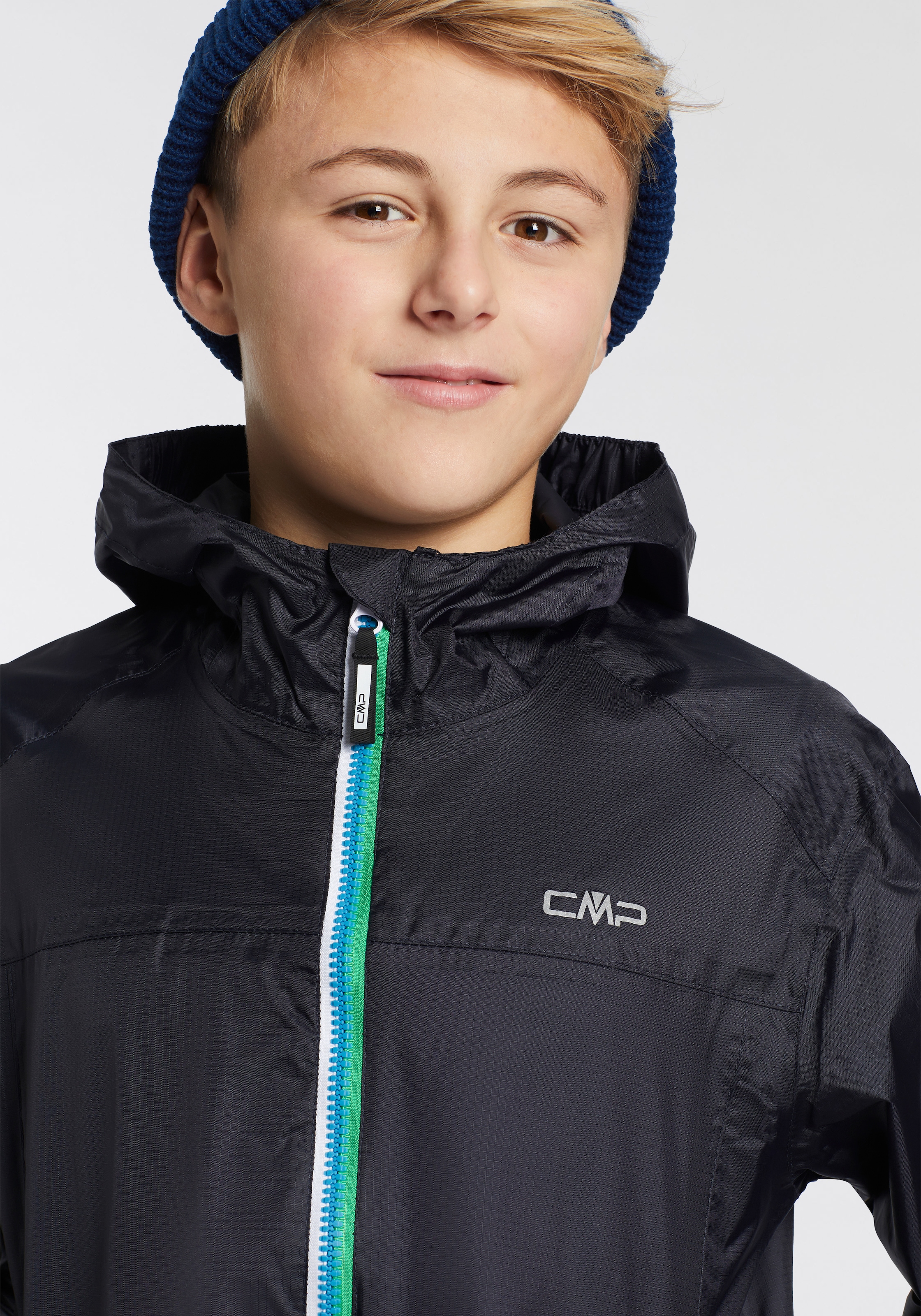 CMP Regenjacke »KID JACKET RAIN FIX HOOD«, mit Kapuze, für Kinder