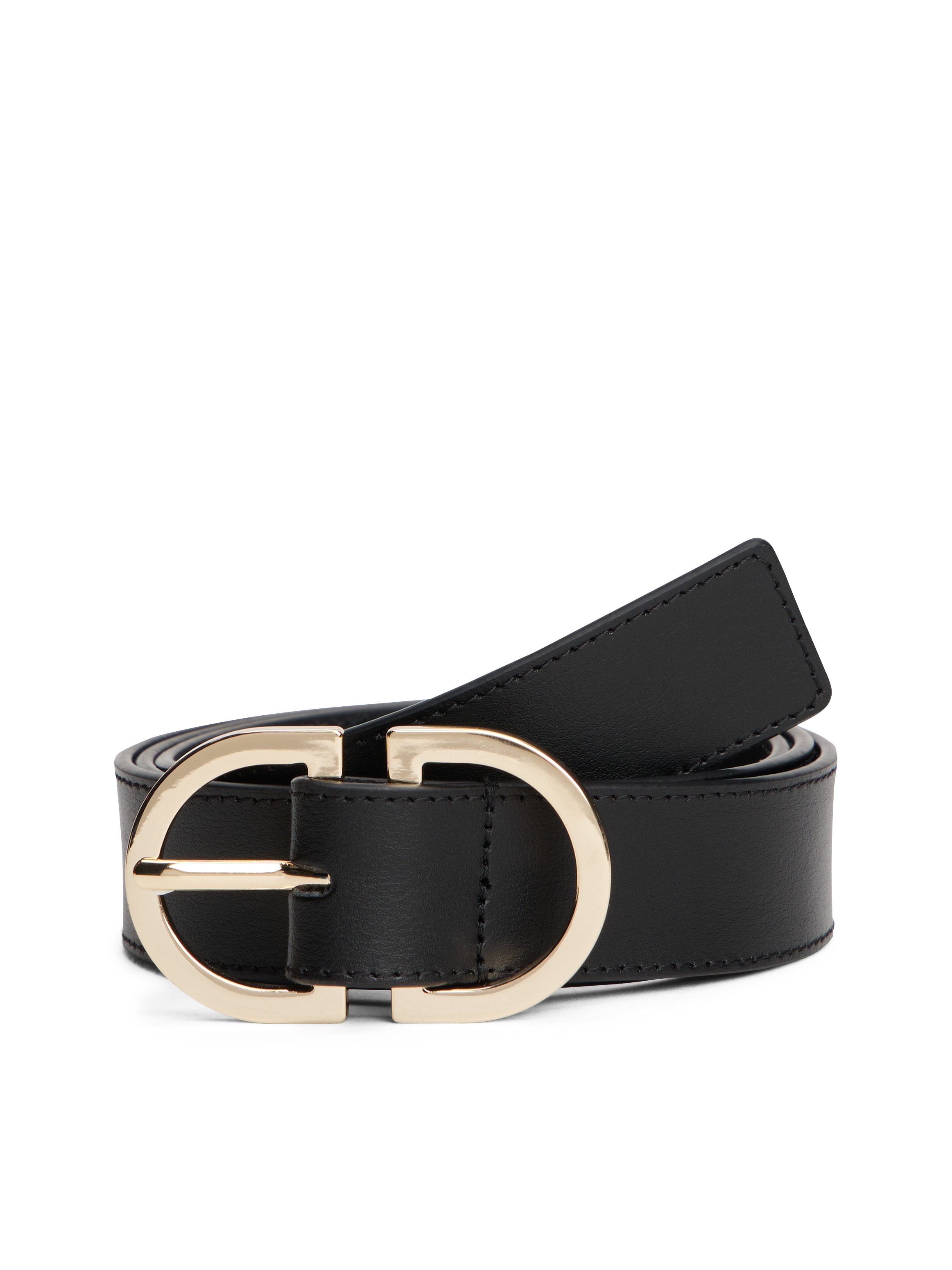 Tommy Hilfiger Ledergürtel "TH FEMININE OVAL 2.5 cm breit" günstig online kaufen