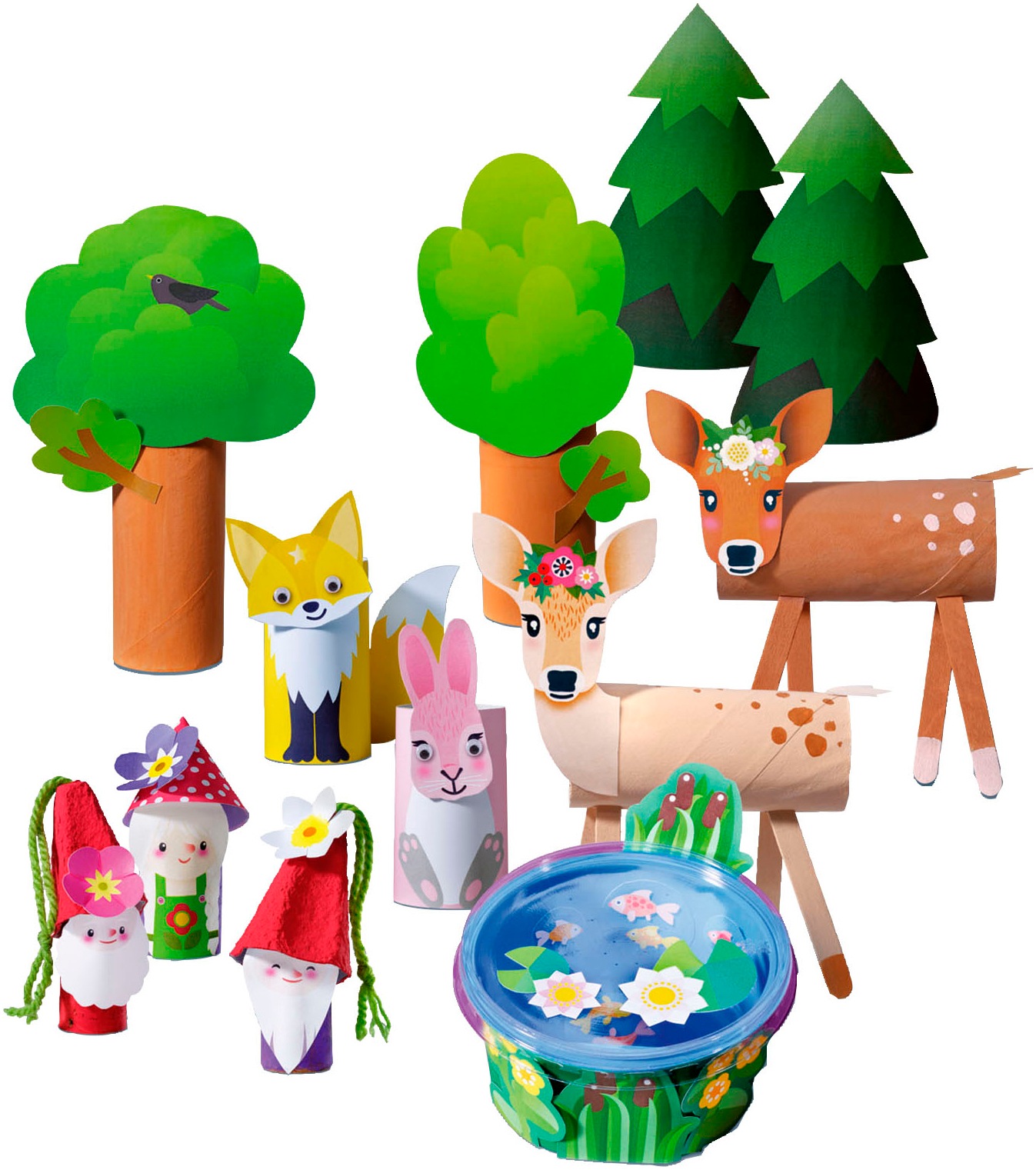 Ravensburger Kreativset »EcoCreate, Theater: Magischer Wald«, Made in Europe