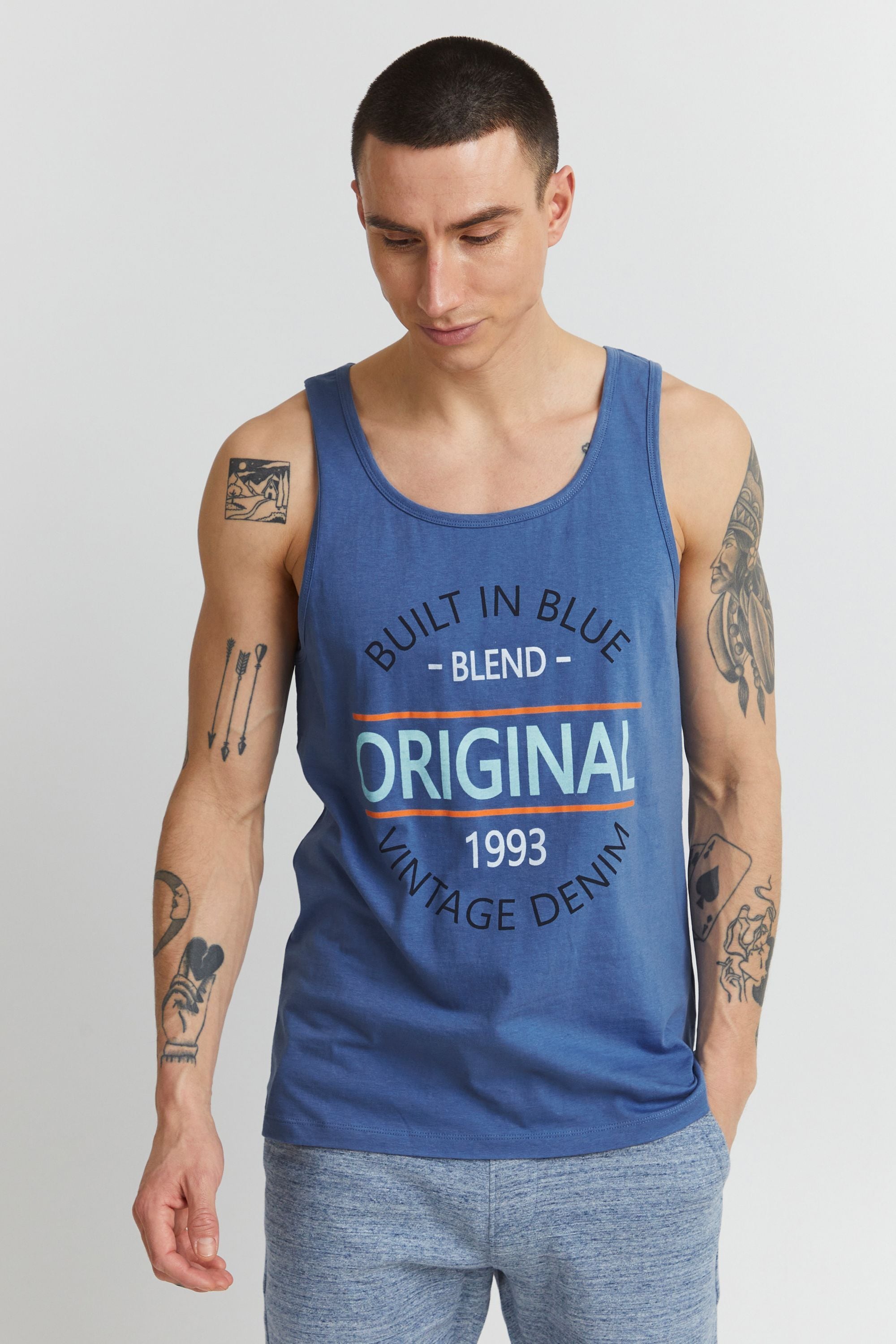 Blend Tanktop "BHAlvarez", Lässiges Tanktop mit Rundhalssauschnitt günstig online kaufen
