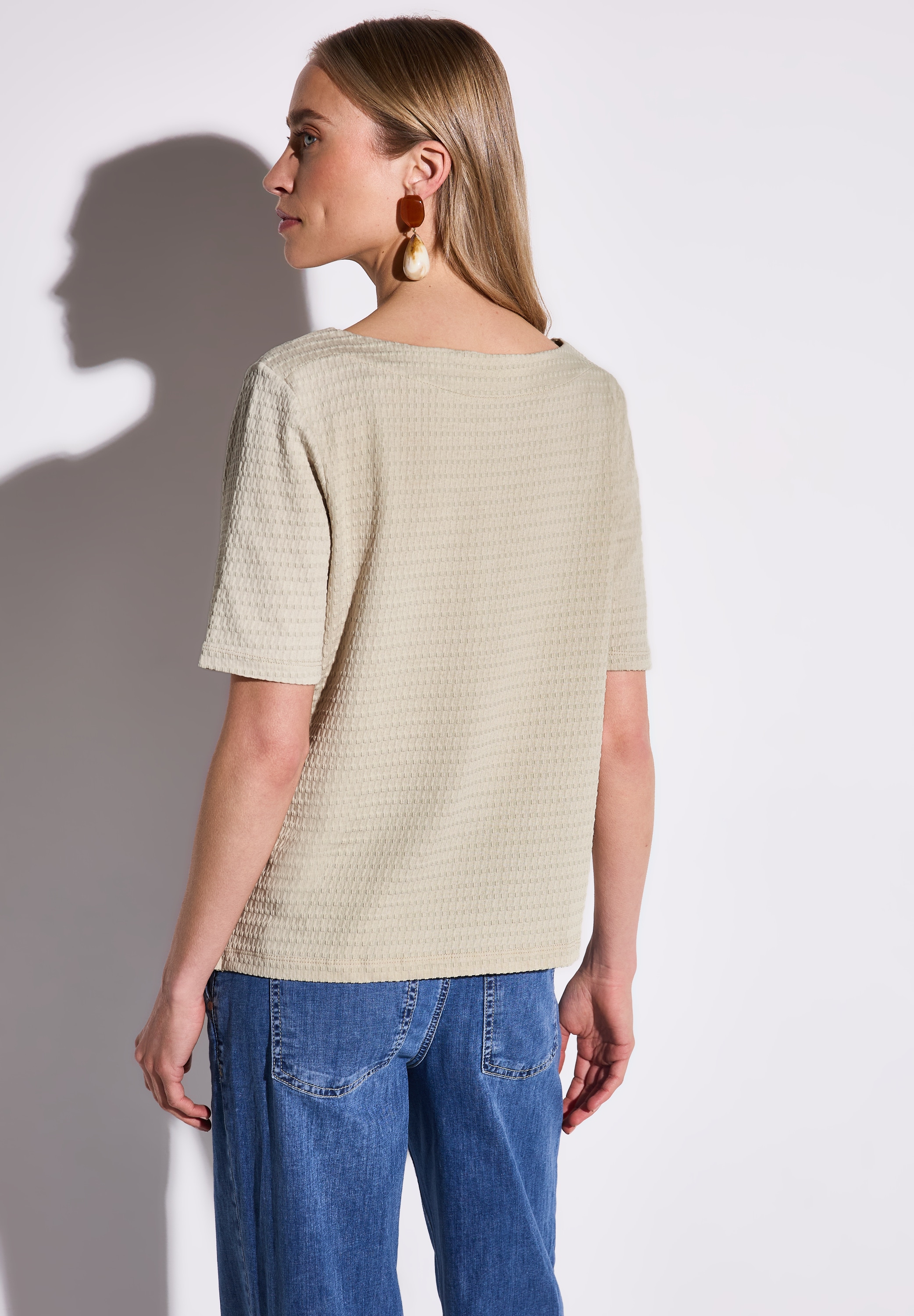 STREET ONE T-Shirt, im soften Baumwoll-Mix