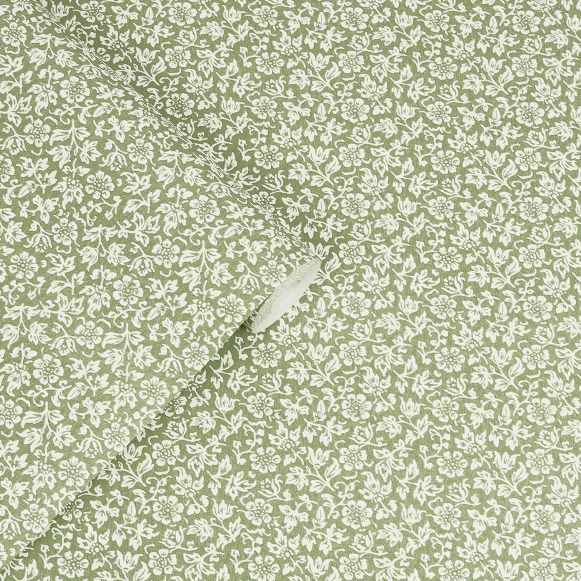 Thumbnail - LAURA ASHLEY Vliestapete "Sweet Alyssum" geblümt glatt 10mx52cm (ca. 5m2)