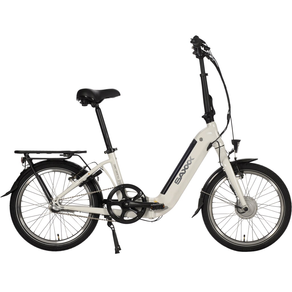 SAXXX E-Bike »Compact Comfort Plus«, 3 Gang, Frontmotor 250 W