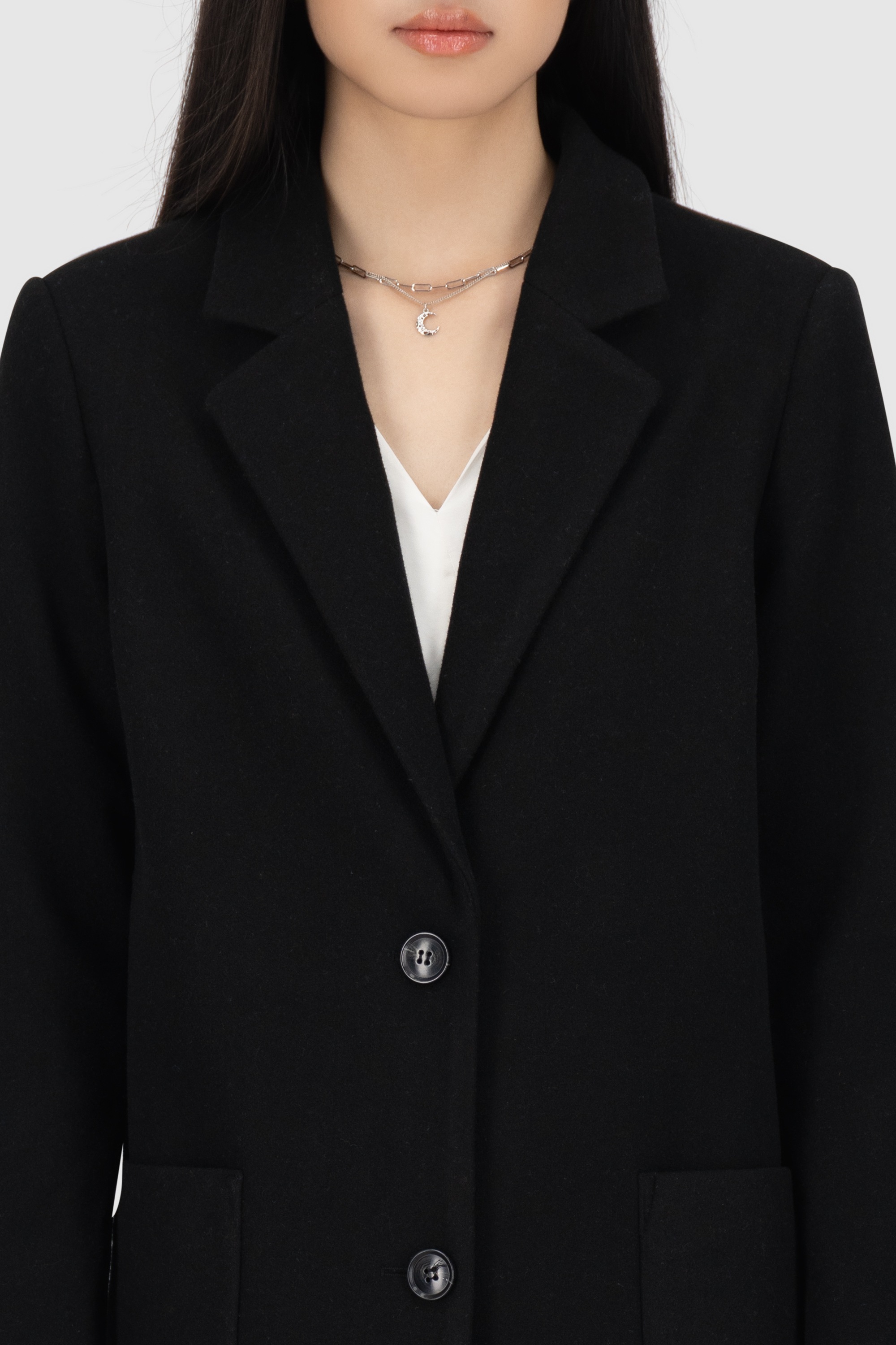 Alife & Kickin Winterjacke »Damen DierdreAK A«, ohne Kapuze, Klassischer Wintermantel in schmaler, gerader Passform und Wolloptik
