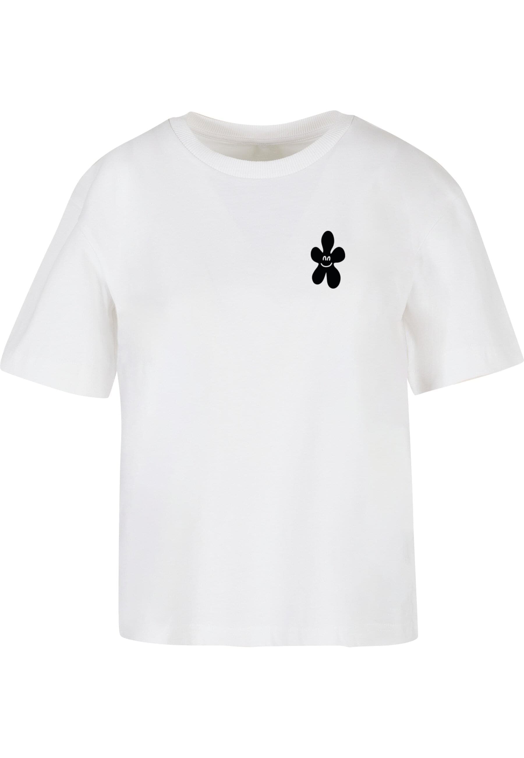 Miss Tee T-Shirt "Miss Tee Good Karma Happy Flower Tee" 1 Stk. günstig online kaufen