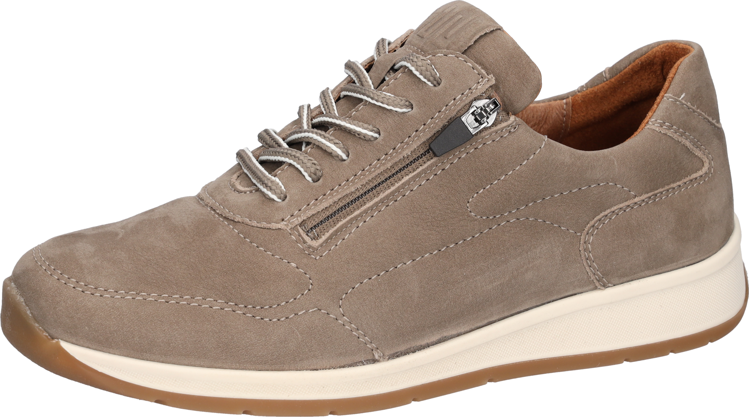 Waldläufer 1100000002199 "KILIAN" Schnürschuh, Bequemschuh mit seitlichem Reißverschluss, K-Weite