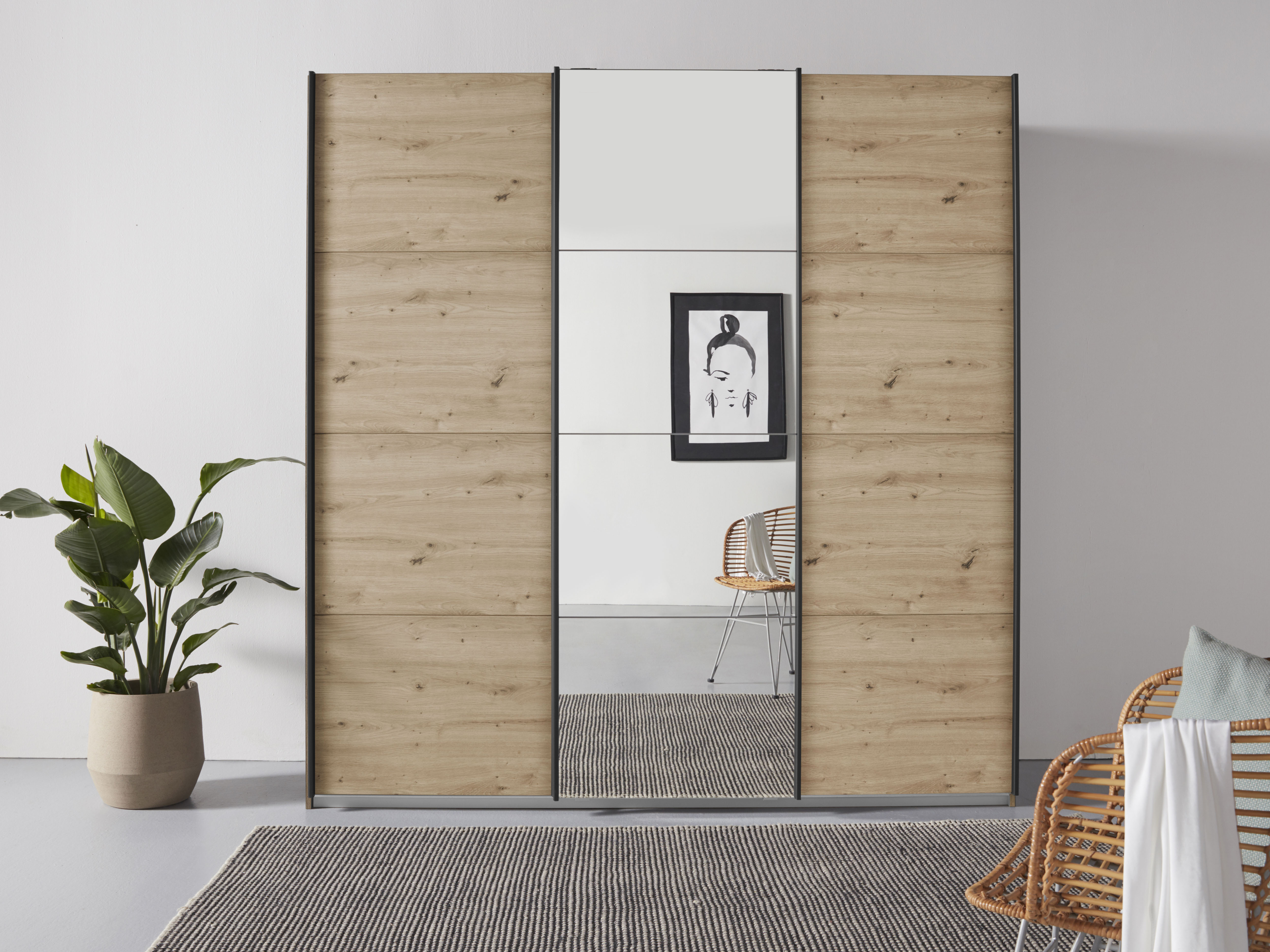 OTTO home "Mehrzweckschrank Aktenschrank Möbel Mietswohnung TOPSELLER OTELI" 3 Ausstattungen BASIC/CLASSIC/PREMIUM (inkl. SOFT-CLOSE-FUNKTION), Breiten 203/271/315/360 cm Höhen 210/229 cm MADE IN GERMANY