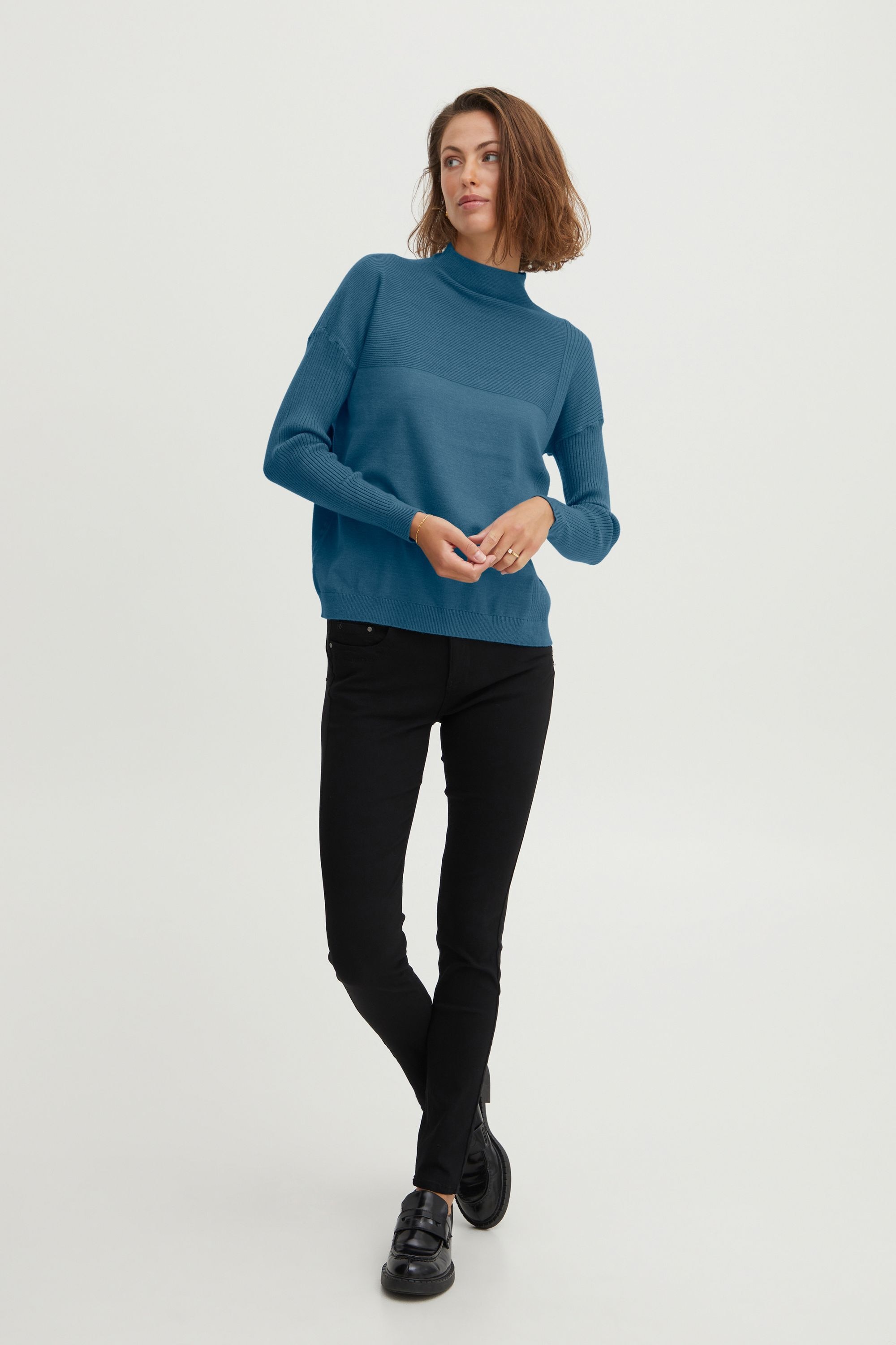 fransa Strickpullover »Strickpullover FRCemelange«