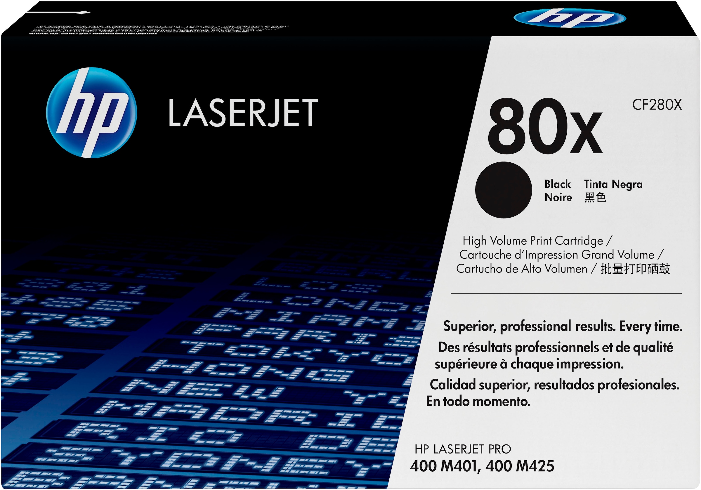 HP Tonerpatrone "HP original Toner 80 schwarz, Größen A/X + Doppelpack", schwarz, Tonerpatronen