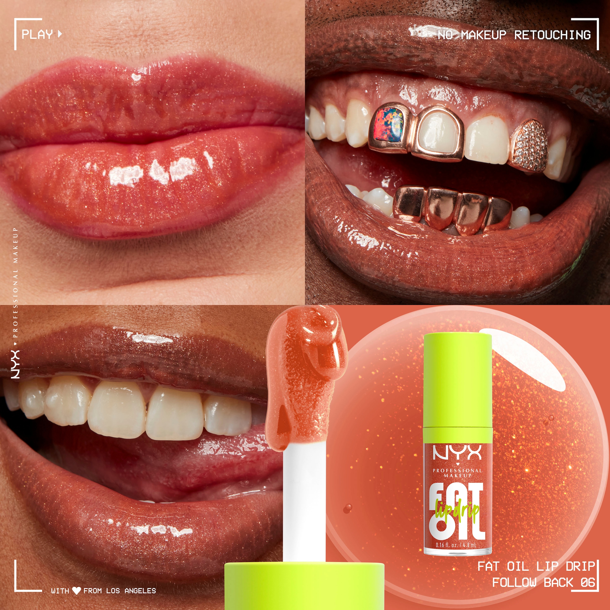NYX Lipgloss »NYX Professional Makeup Fat Oil lip Drip - Lippgloss«, mit natürlichen Inhaltstoffen