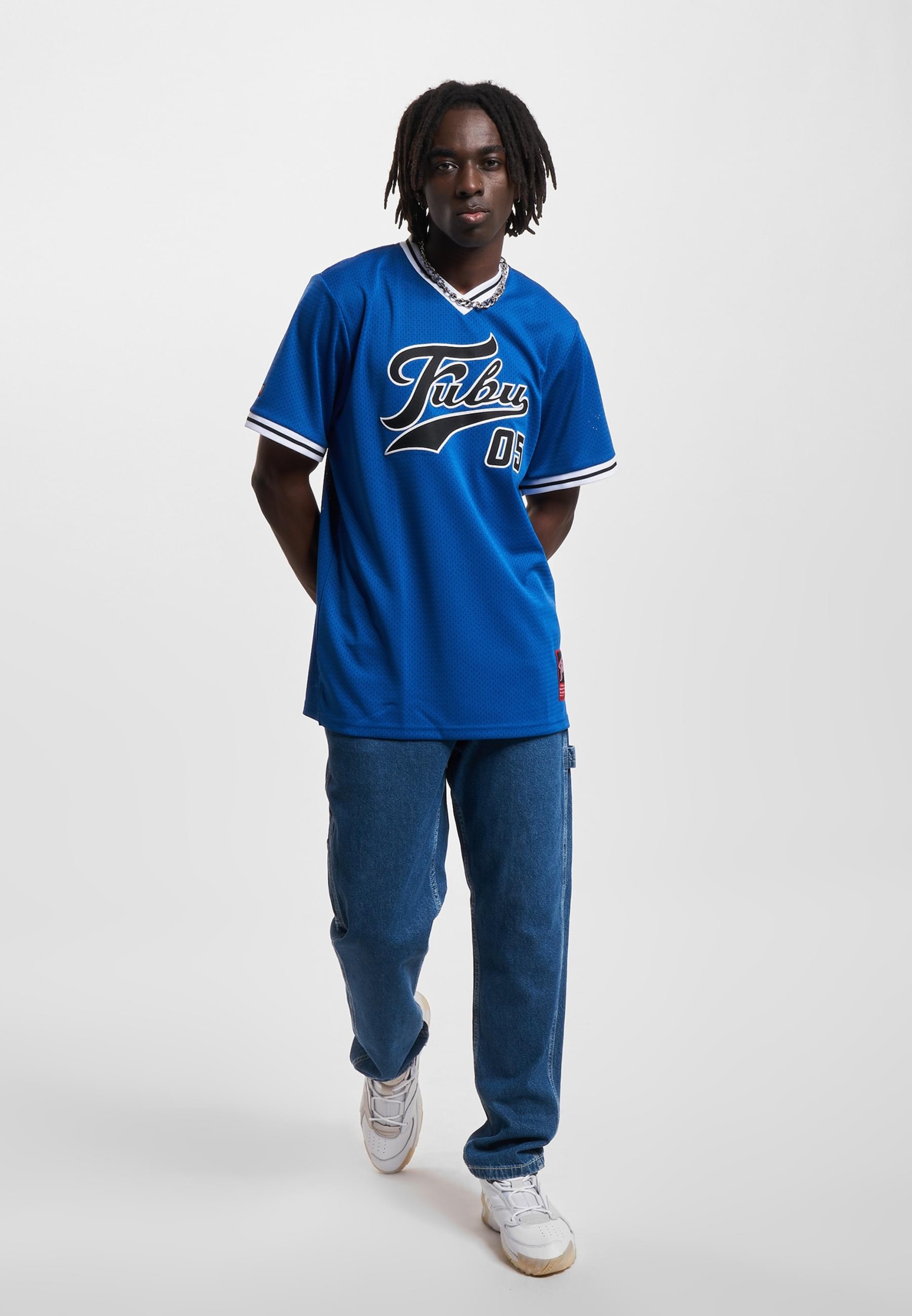 Fubu T-Shirt »Fubu Herren FM233-005-1 FUBU Varsity Mesh Tee«, (1 tlg.)