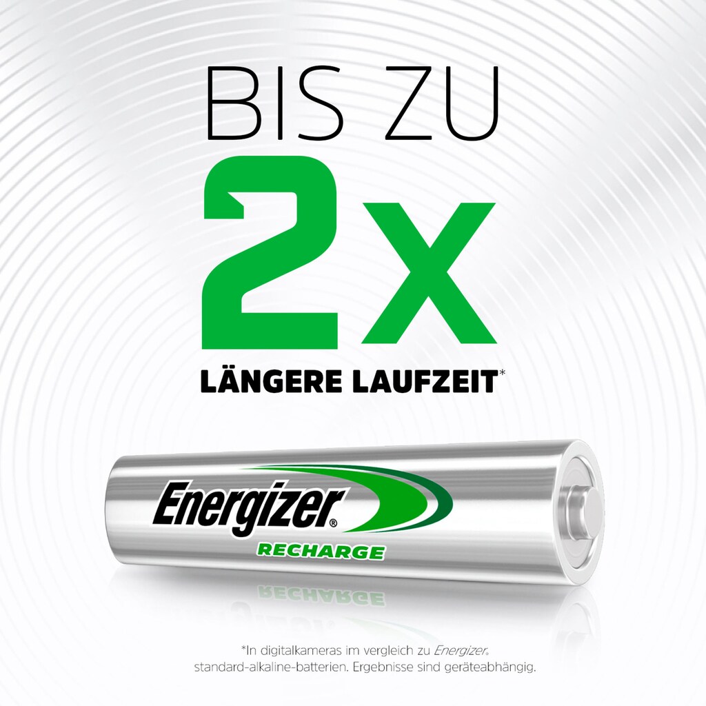 Energizer Akku »4er Pack NiMH Universal, Micro (AAA), 500 mAh, vorgeladen«, Micro, AAA