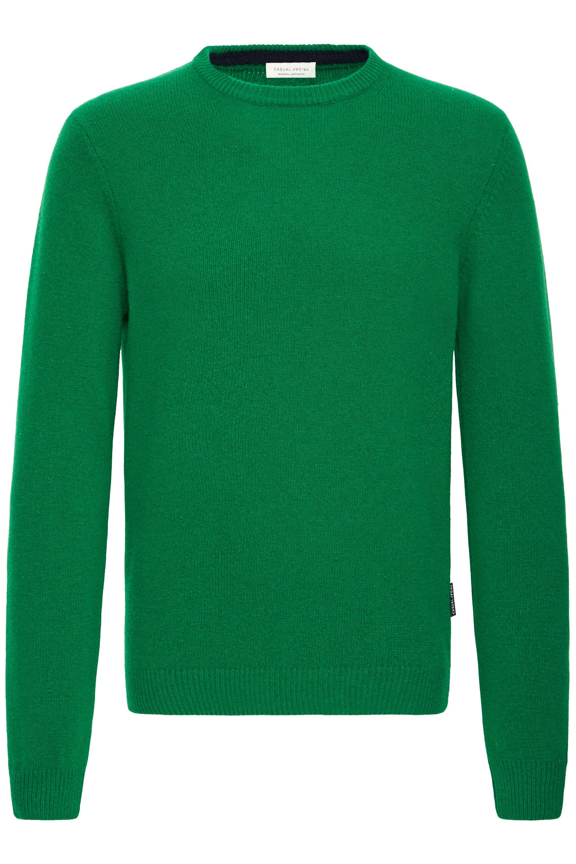 Casual Friday Strickfleece-Pullover "Strickpullover CFKarl"