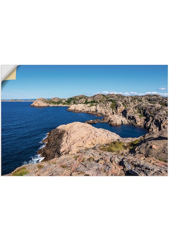 Wandfolie »Halbinsel Lindesnes in Norwegen«, Küstenbilder, (1 St.)