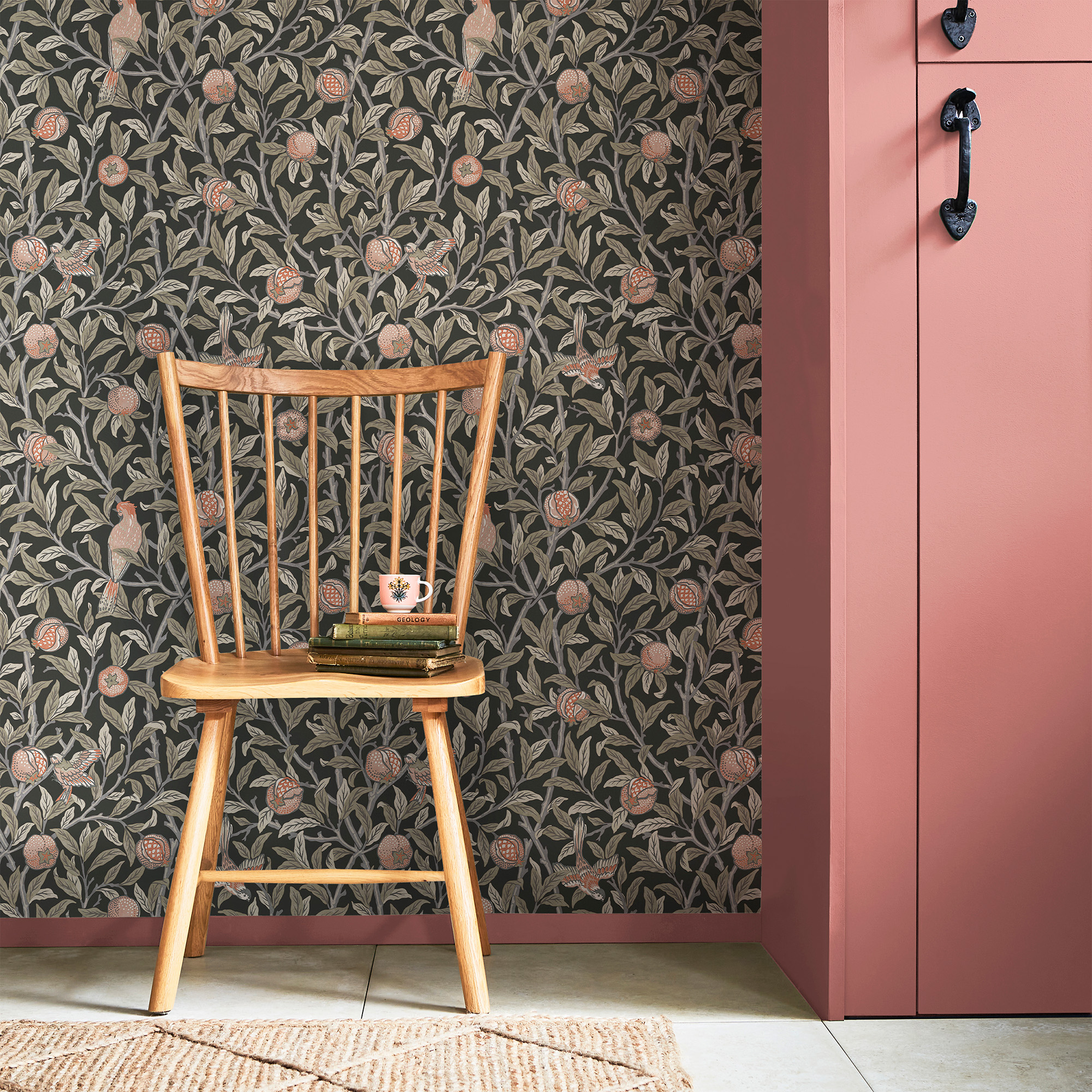 WILLIAM MORRIS AT HOME Vliestapete "Bird & Pomegranate" Retro texturiert Design Tapeten