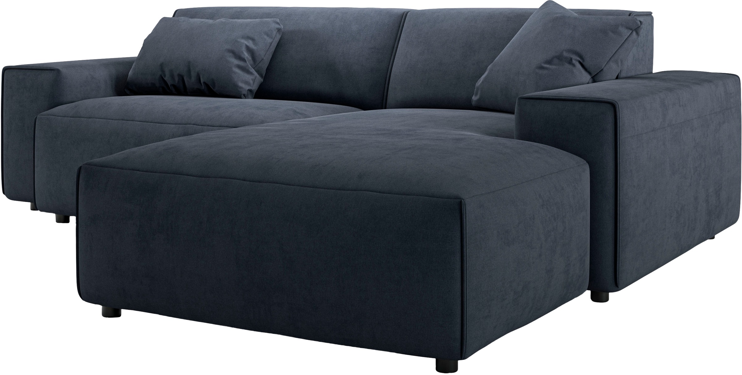 andas Ecksofa »Glimminge L-Form auch in Breitcord, Feincord + Easy care-Bezug,«, Breite 234, Zierkissen