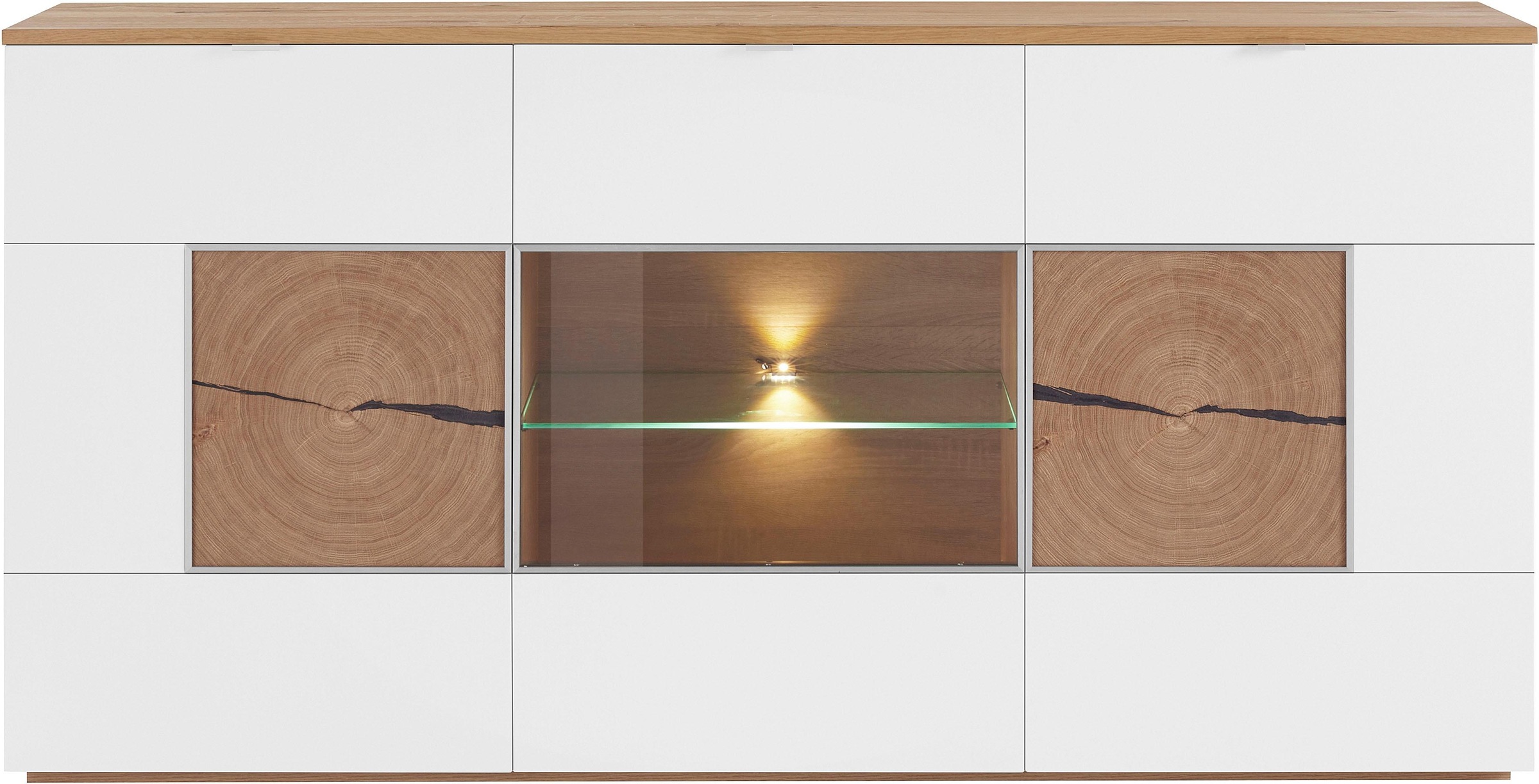 VOGL Möbelfabrik Sideboard Breite 180 cm mit Hirnholzelement günstig online kaufen