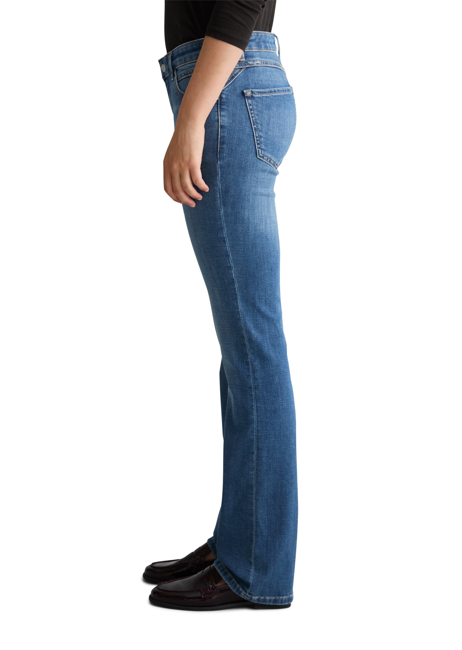 Marc O'Polo DENIM Bootcut-Jeans »aus Bio-Baumwoll-Stretch«