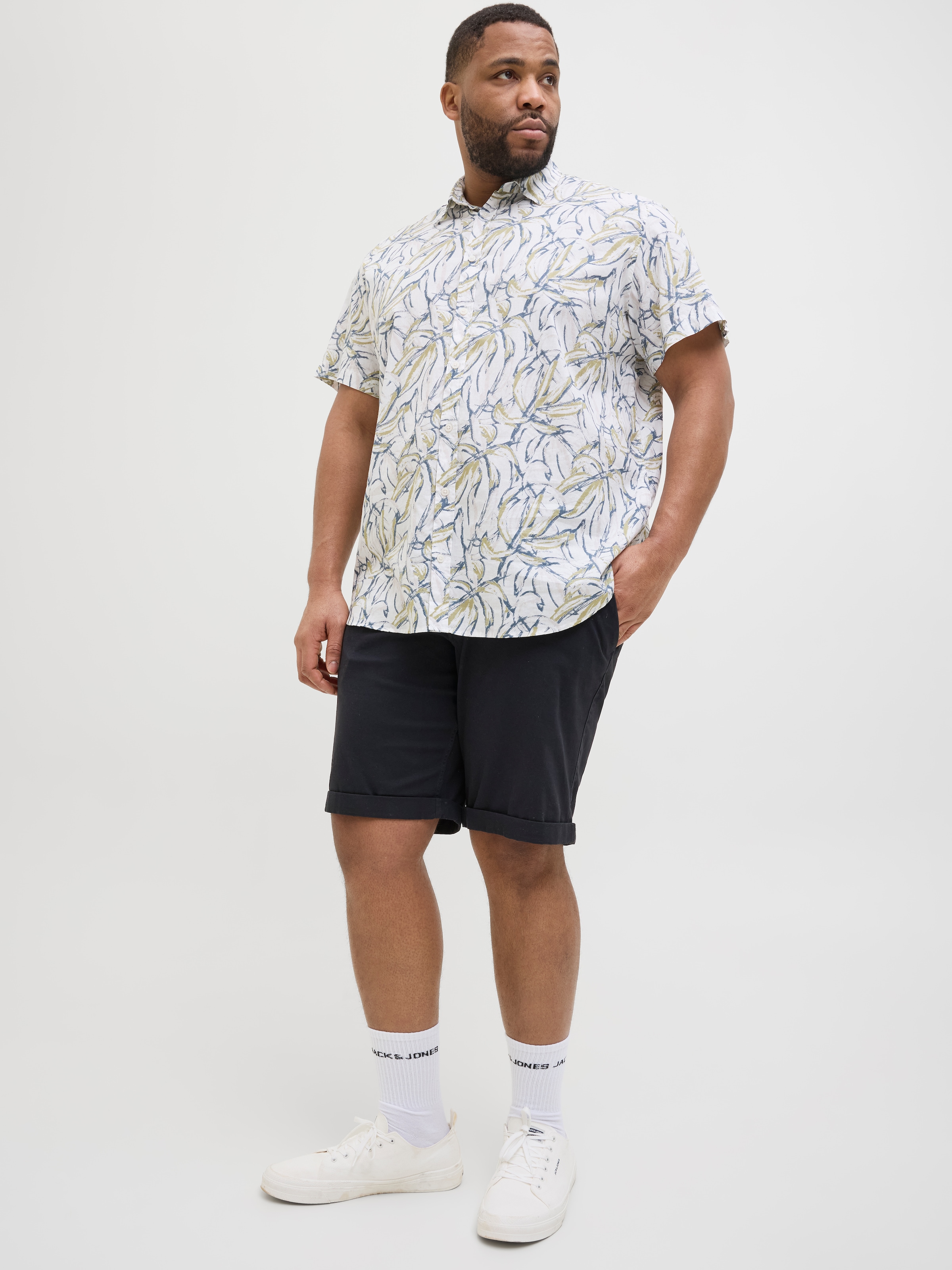 Jack & Jones PlusSize Chinoshorts »JPSTDAVE JJCHINO SHORTS SN AKM PLS«