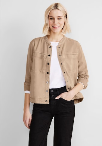 Jeansjacke, ohne Kapuze