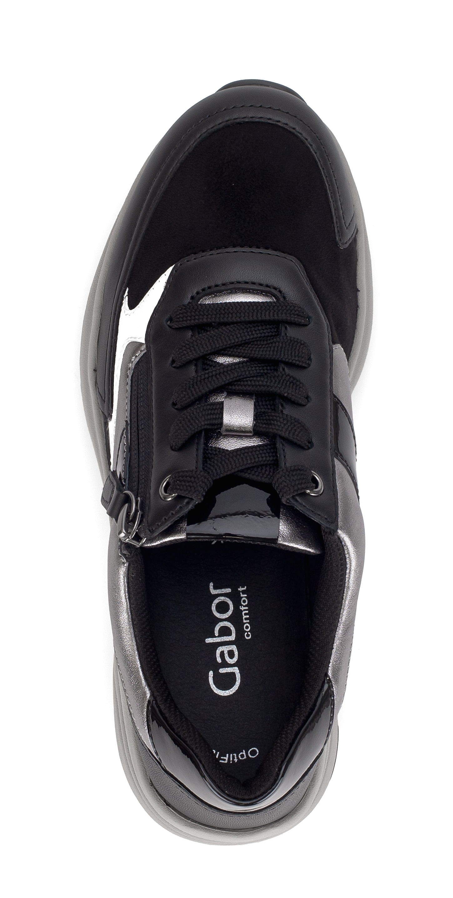 Gabor Keilsneaker »COMO«, Plateau, Schnürschuh, Halbschuh, in Extraweite K