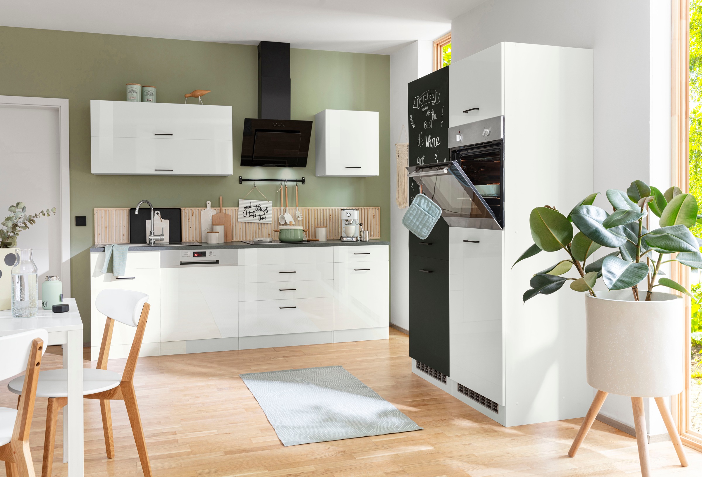 KOCHSTATION Küchenzeile »KS-Trier«, ohne E-Geräte, Breite 360 cm