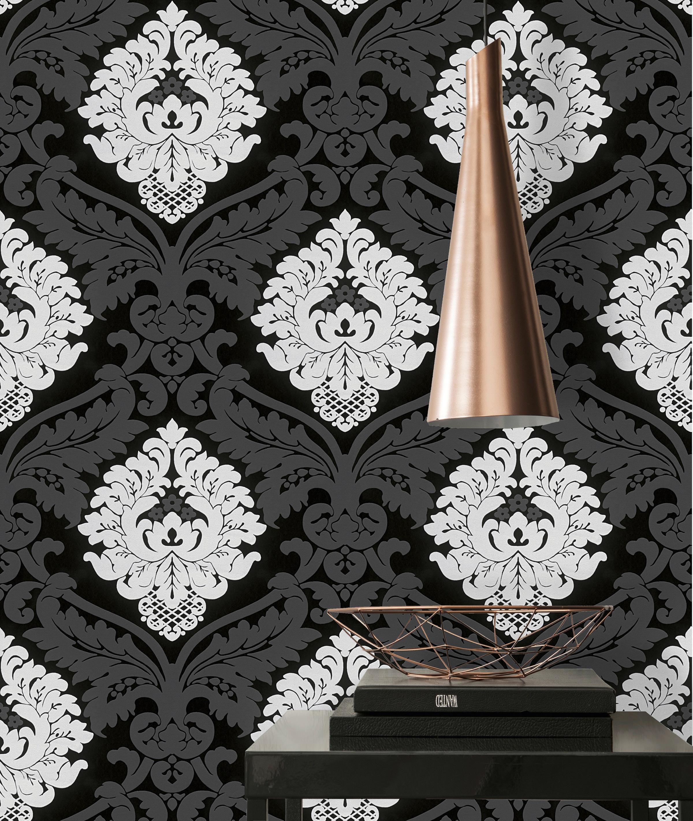living walls Vliestapete »Flock«, Barock, Ornament Tapete Barock