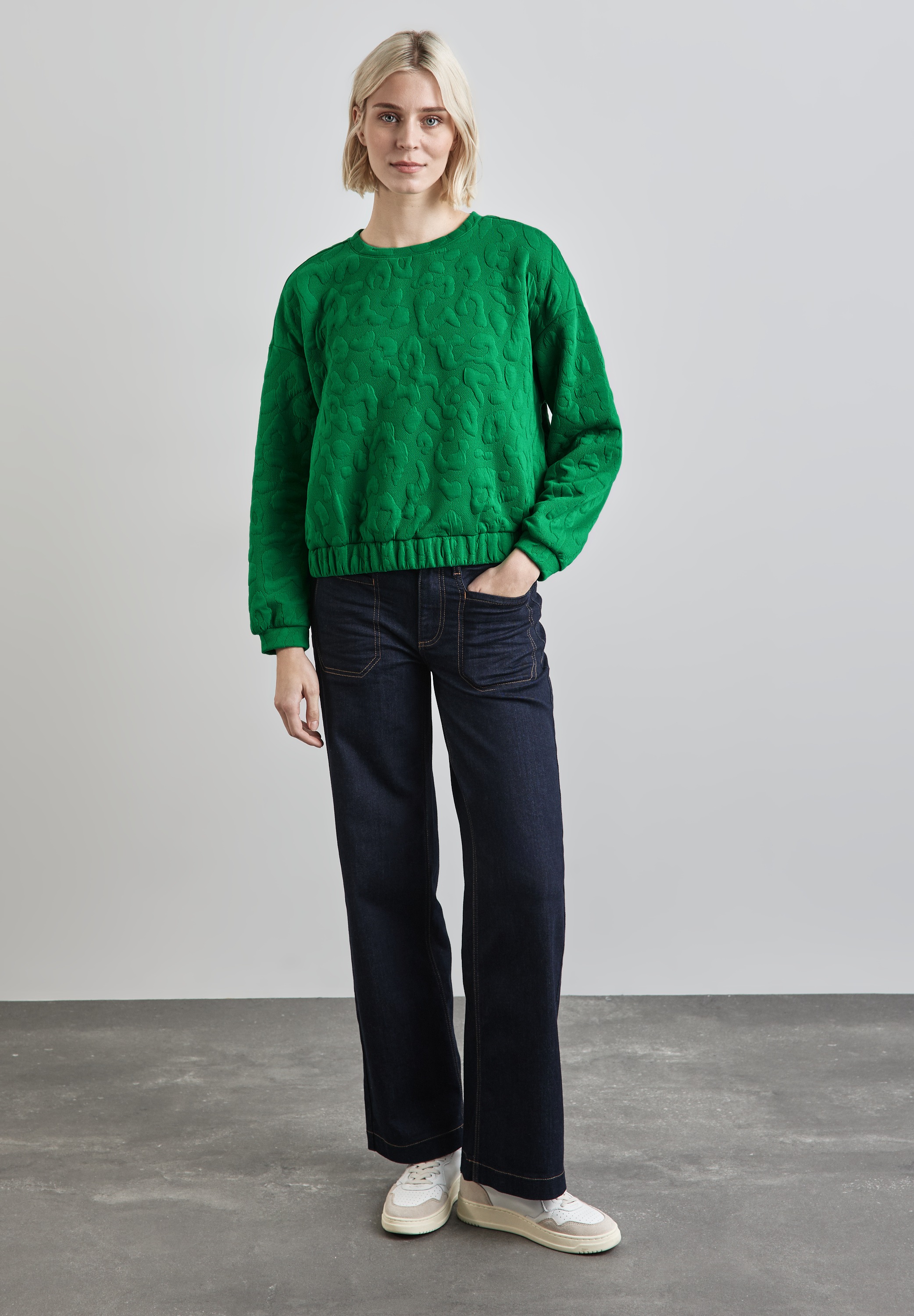 STREET ONE Sweatshirt, mit Rundhalsausschnitt