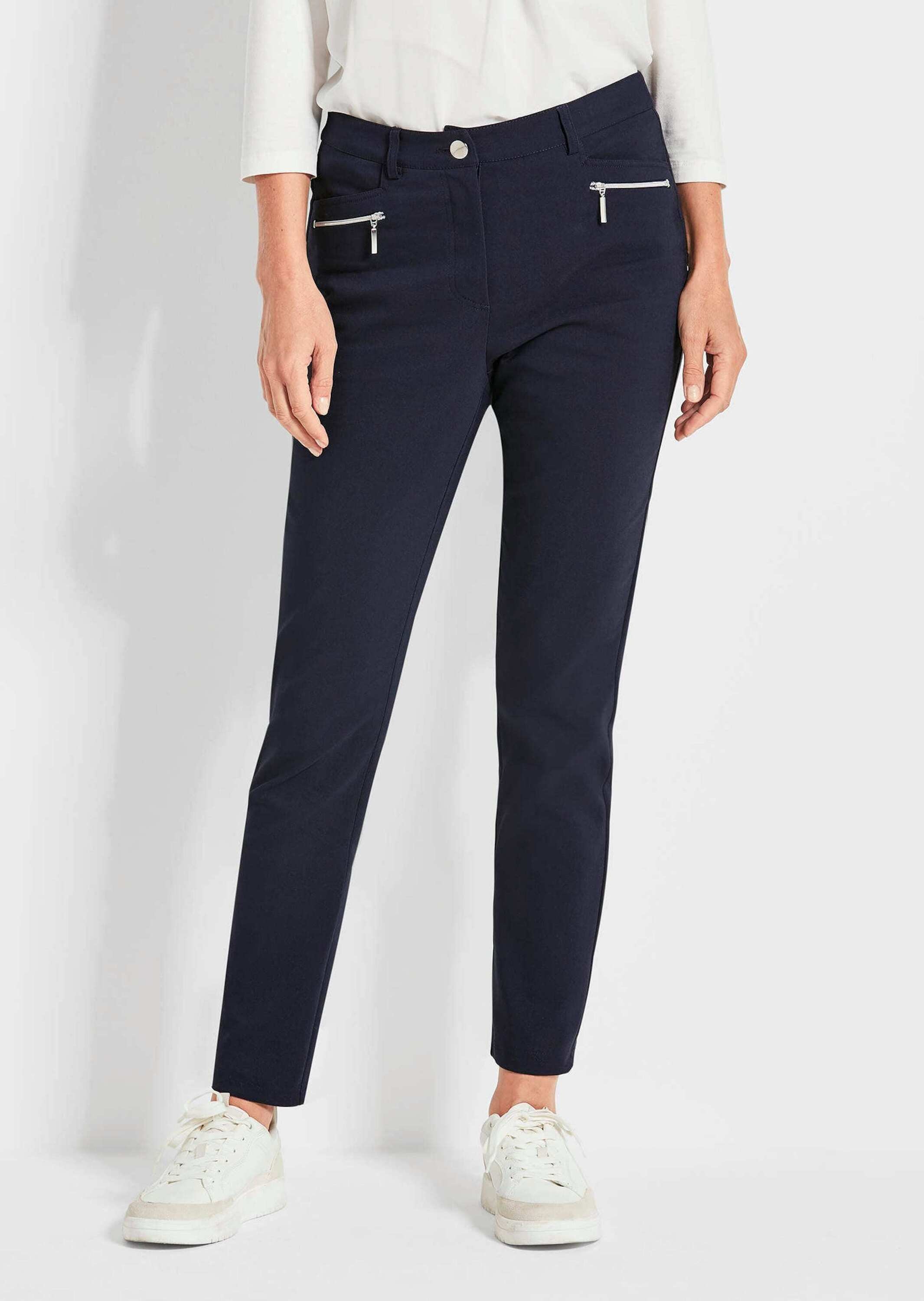 GOLDNER Stretch-Hose »Lange Schlupfhose BELLA«