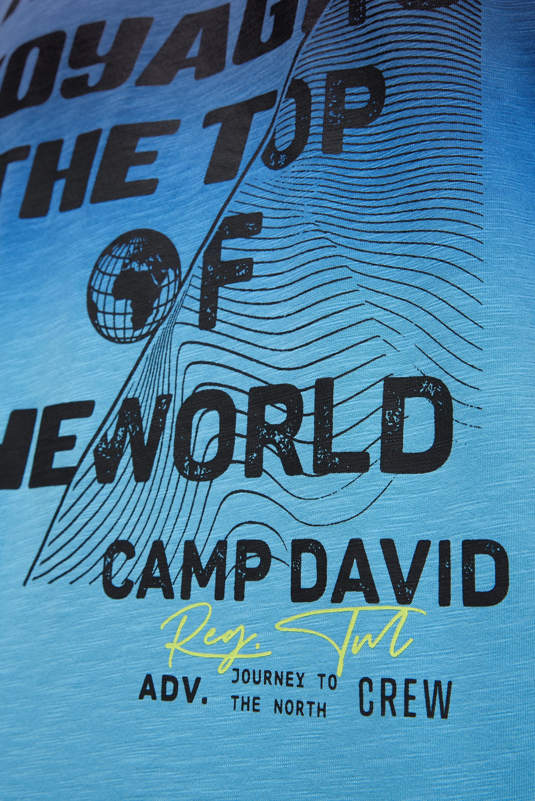 CAMP DAVID Langarmshirt, aus Baumwolle