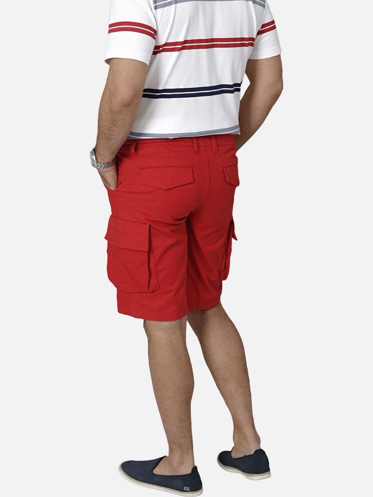 BABISTA Raviano Bermuda Shorts Red Size 52 3