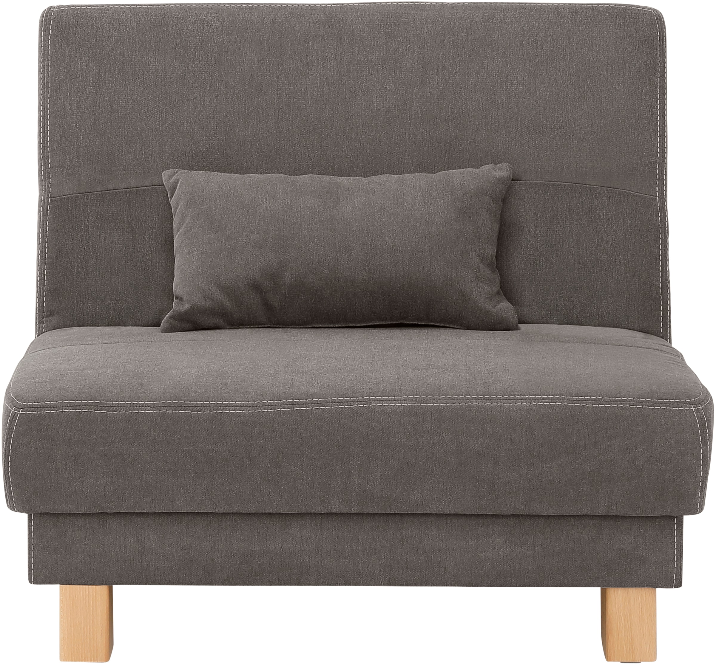 Home affaire Schlafsofa »Gina«, vom Sofa zum Bett mit einem Handgriff, in 4 Breiten, Nierenkissen