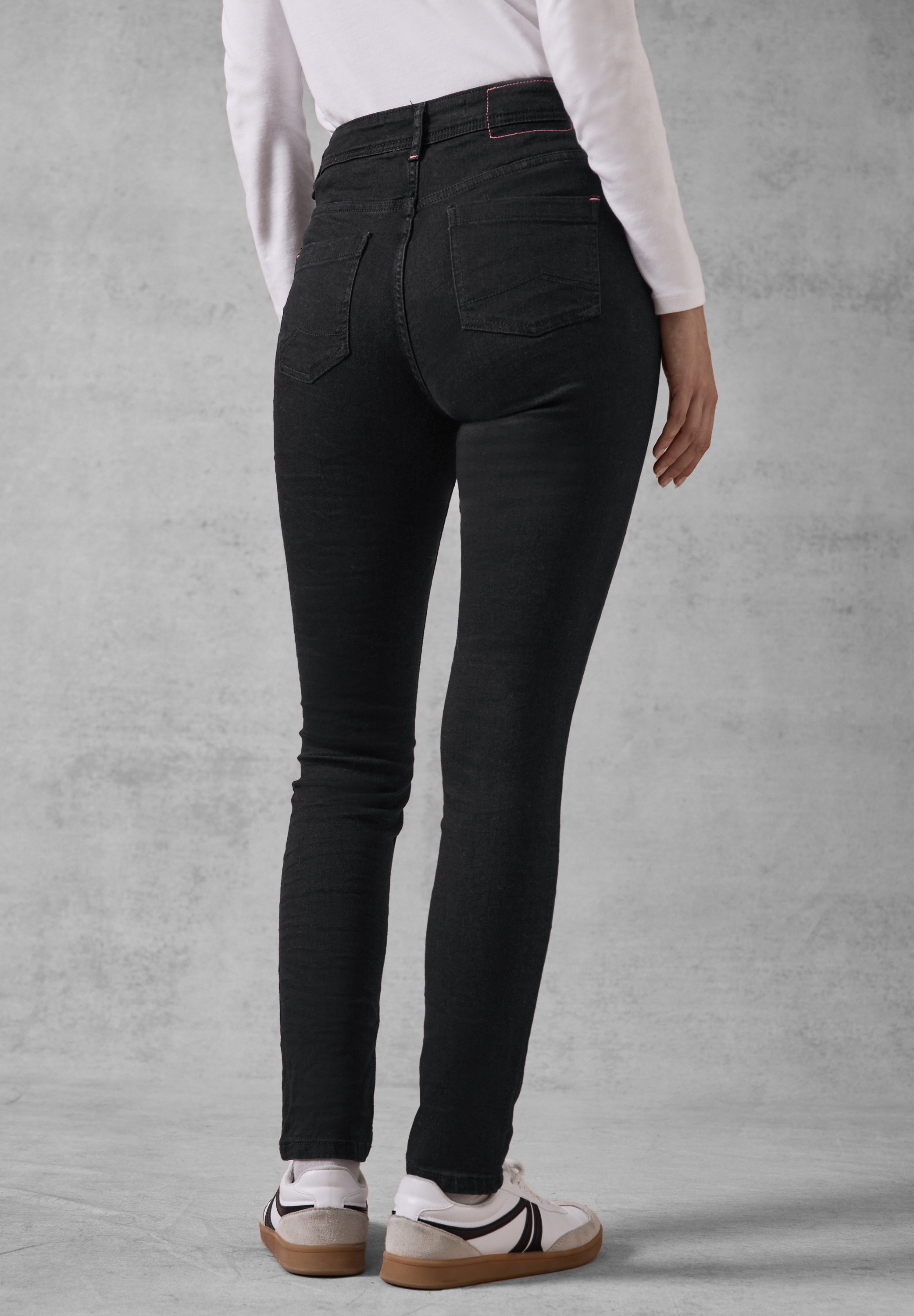 Slim-fit-Jeans, High Waist