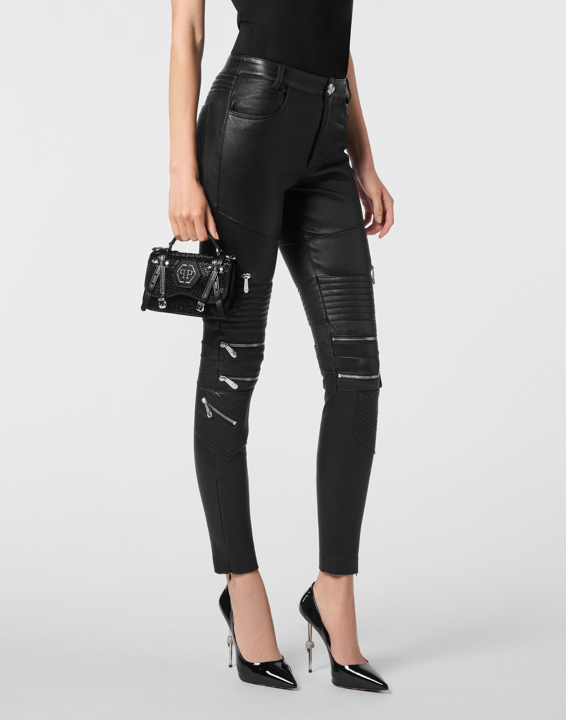 PHILIPP PLEIN Handtasche »Mit Schmucksteinen«