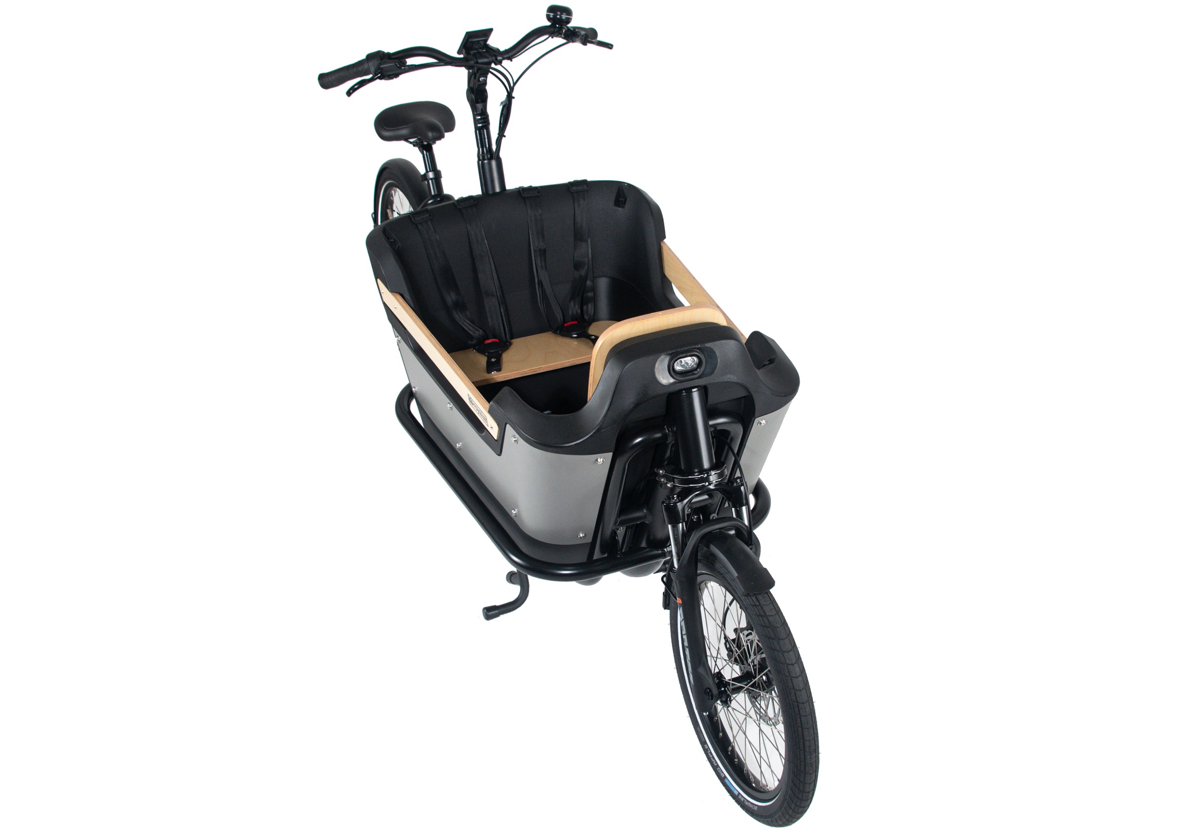 Royal Cargo Bikes »Cargo Premium Plus Long 17,5Ah / 630 Wh 20 / 26 Zoll grau« 0 Gang ENVIOLO NuVinci Schaltwerk Nabenschaltung Mittelmotor 250 W